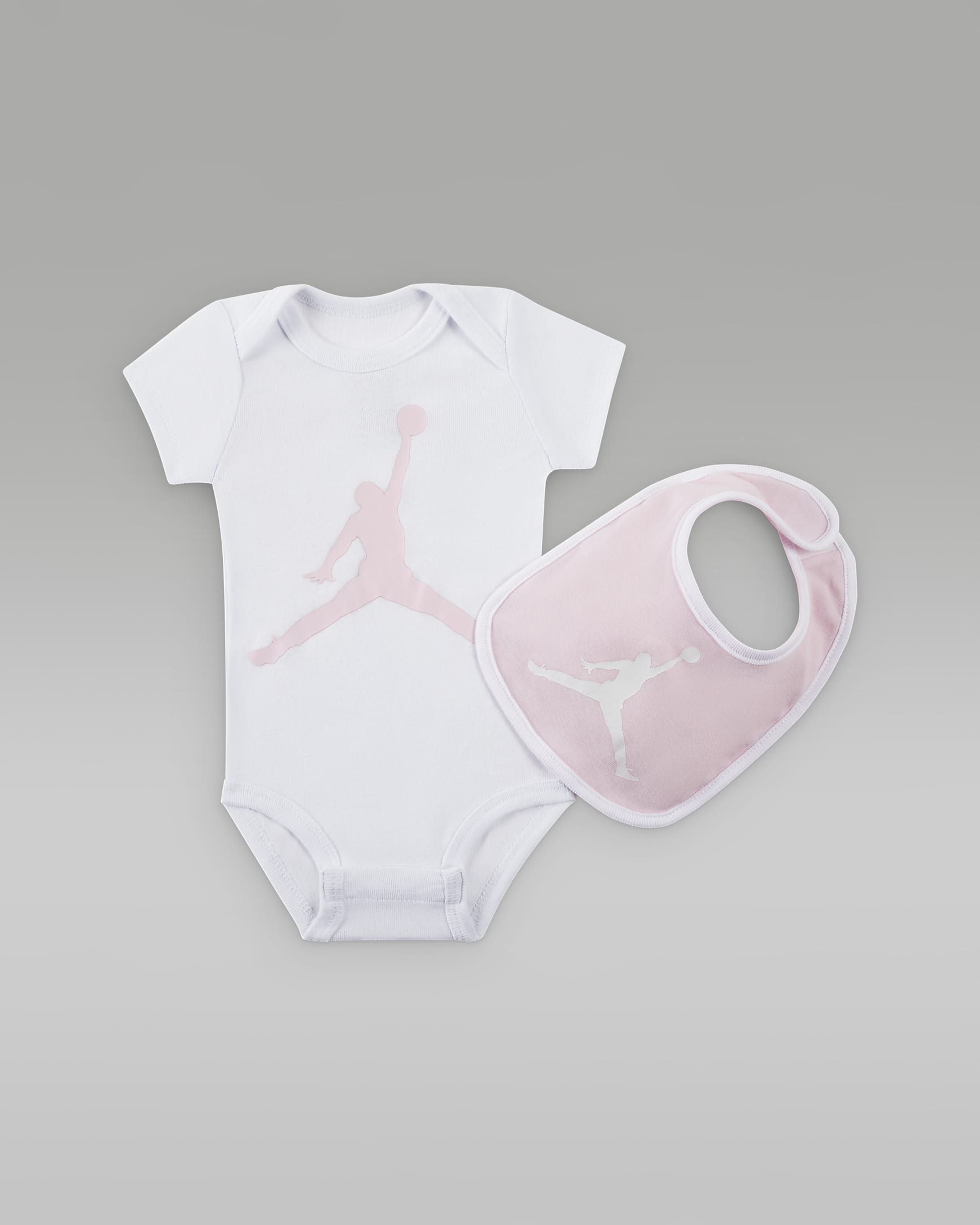 Jordan 5-Piece Core Gift Set fünfteiliges Bodysuit-Set für Babys - Pink Foam