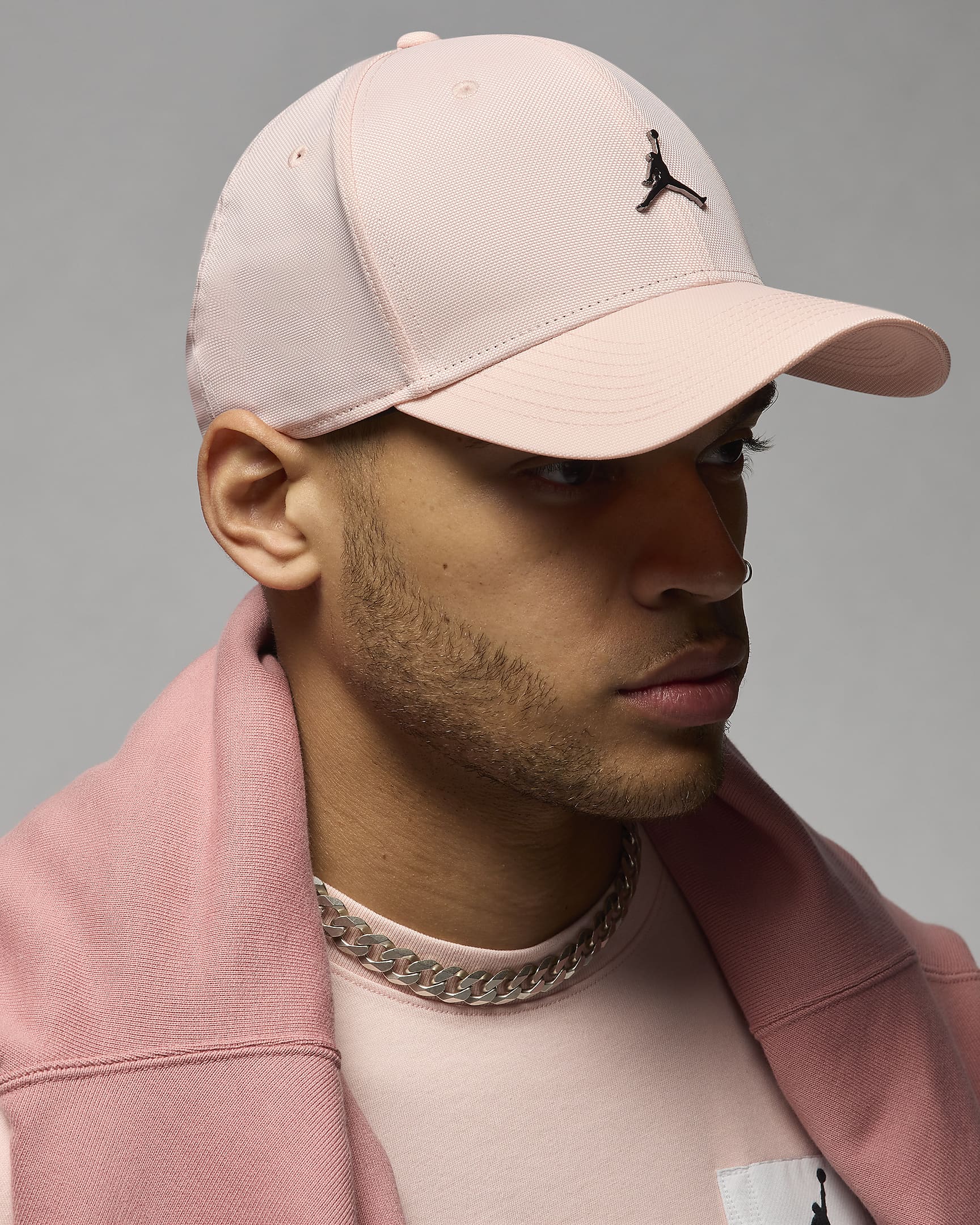 Jordan Rise Cap Gorra regulable - Legend Pink/Gunmetal