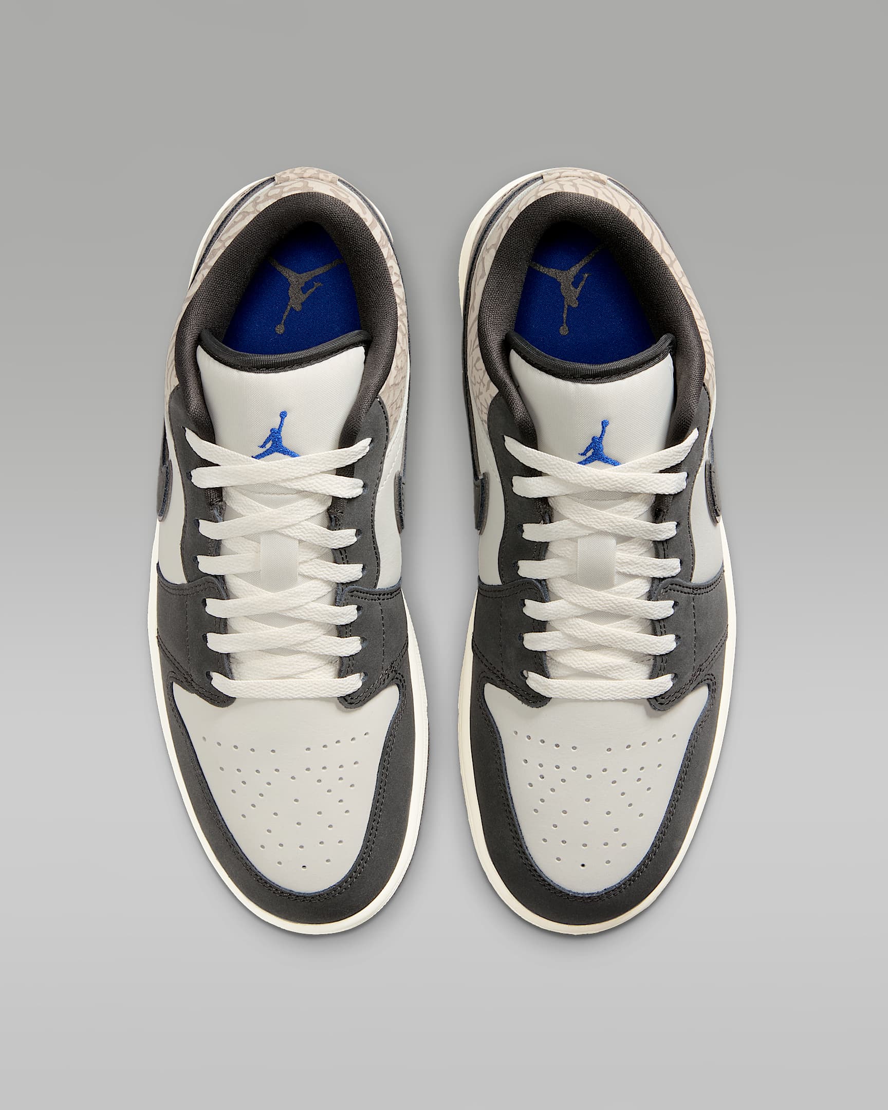 Air Jordan 1 Low SE Men's Shoes - Sail/Deep Pewter/Gamma Grey/Game Royal
