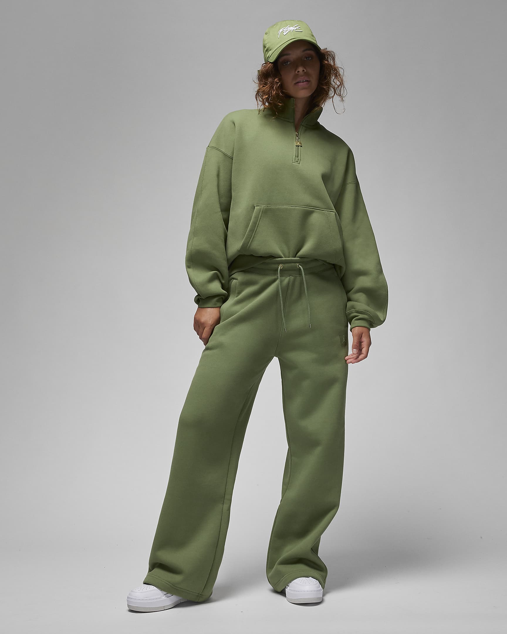 Jordan Flight Fleece Women's QuarterZip Top. Nike ID