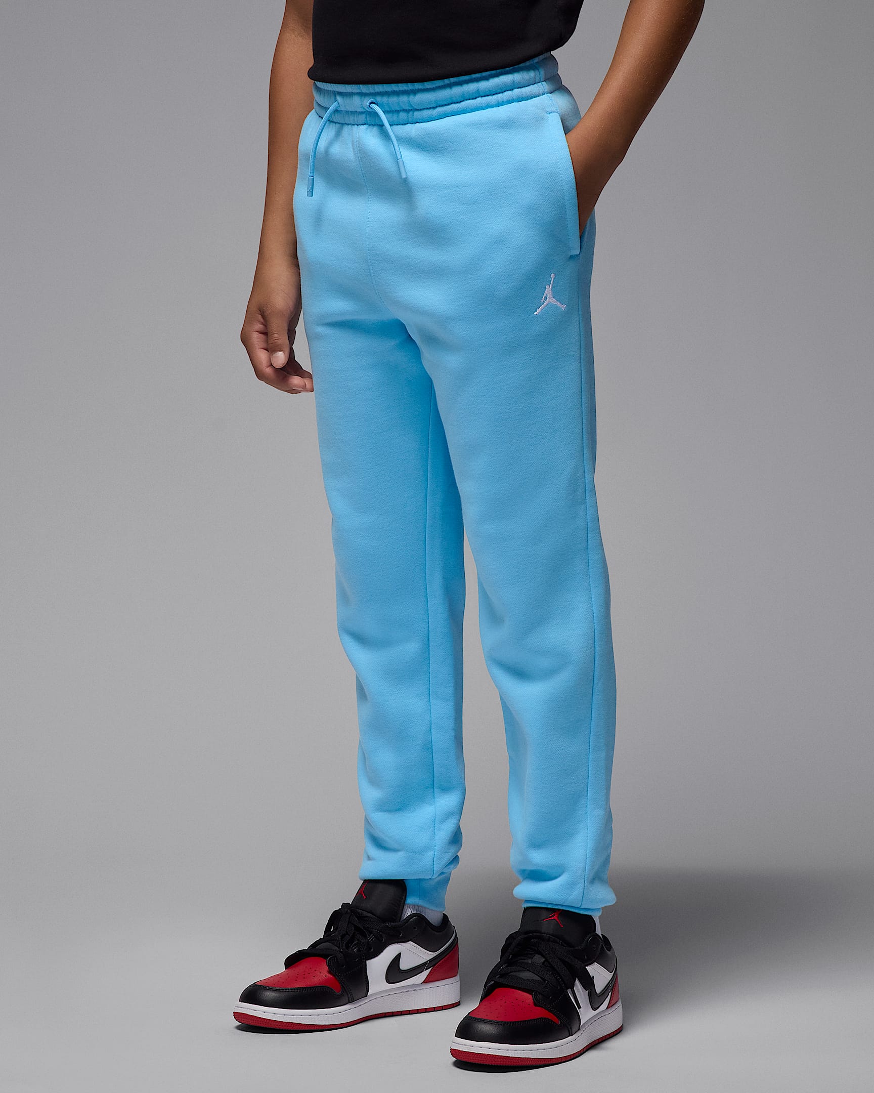 Jordan Brooklyn Fleece Big Kids' Pants - Blue Chill