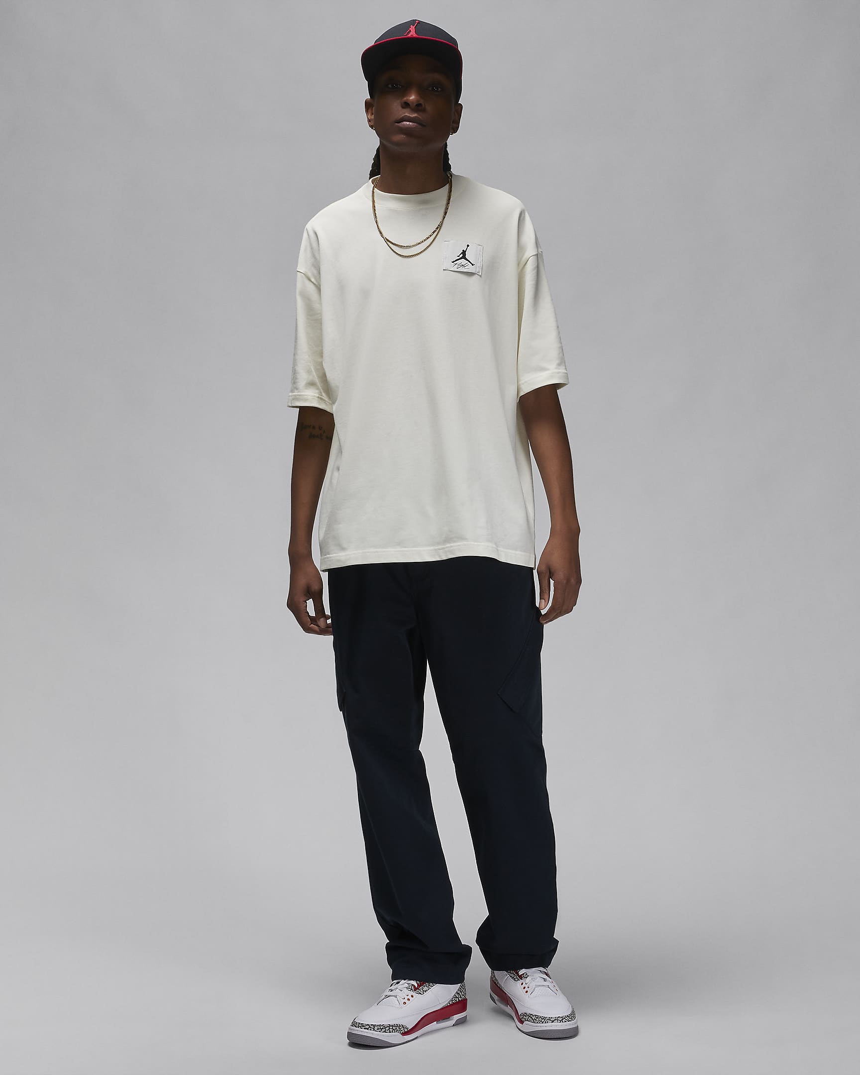 Jordan Flight Essentials Men's Oversized T-Shirt - Sail