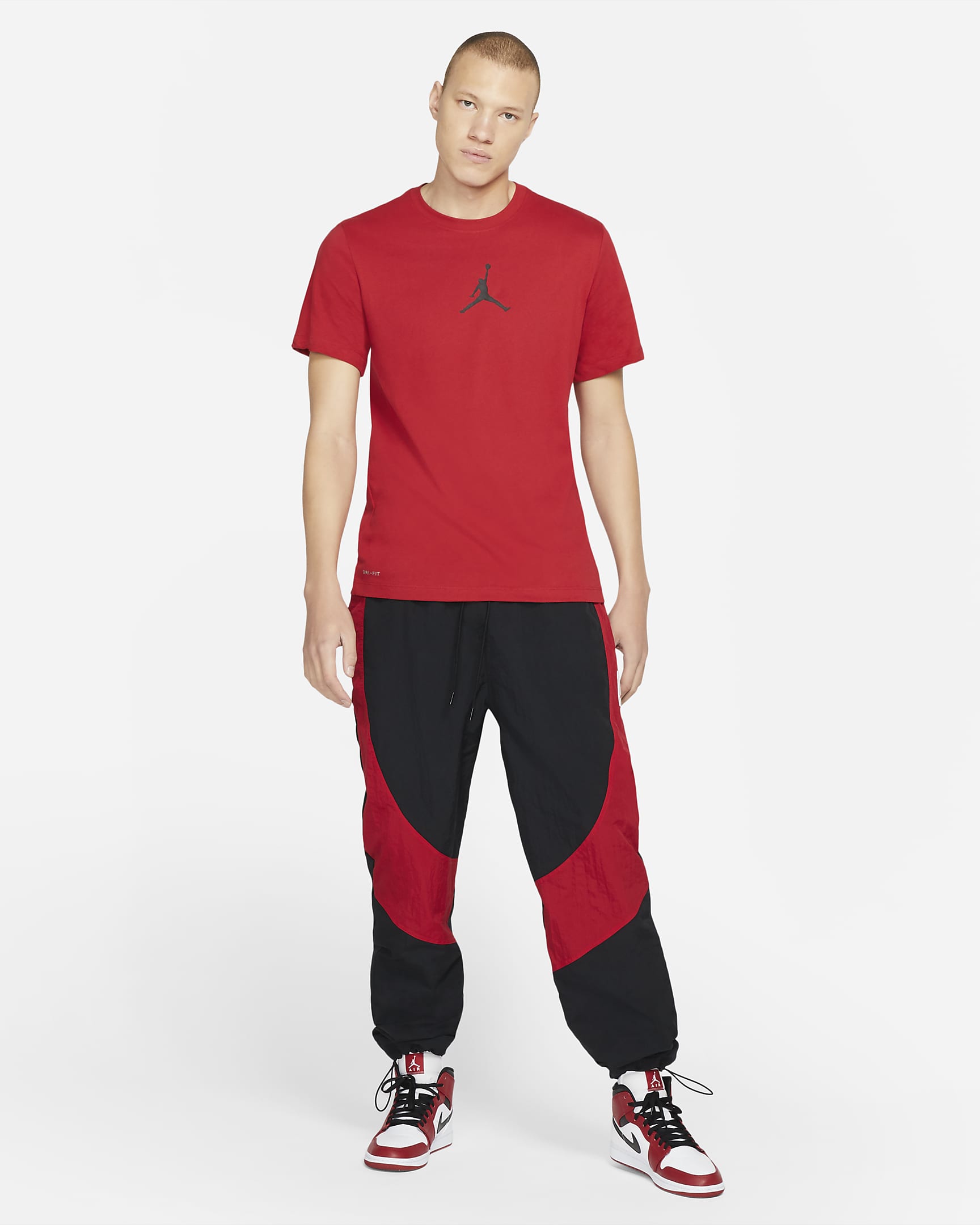 Jordan Jumpman Herren-T-Shirt - Gym Red/Schwarz