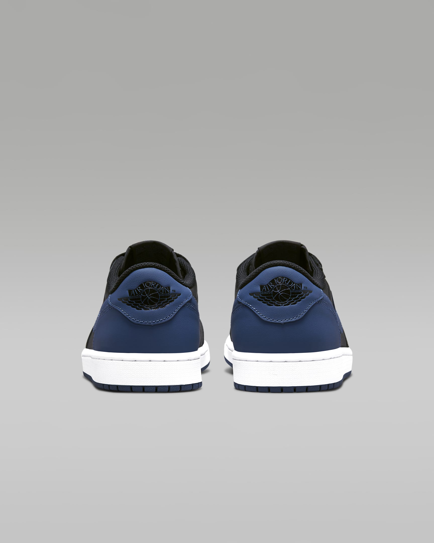 Air Jordan 1 Low OG Shoes - Black/White/Mystic Navy