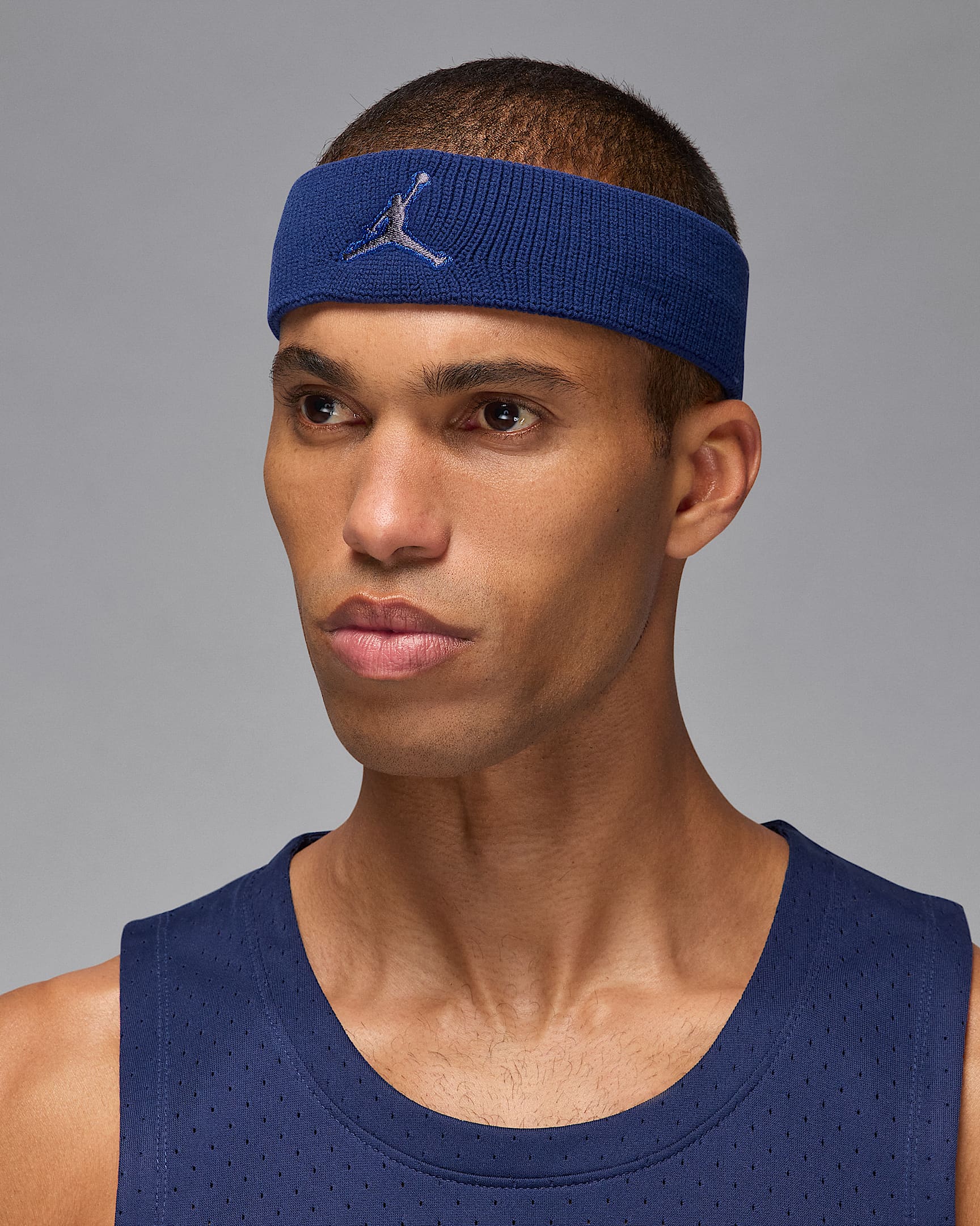 Jordan Dri-FIT Jumpman Headband - Blue Void/Light Carbon