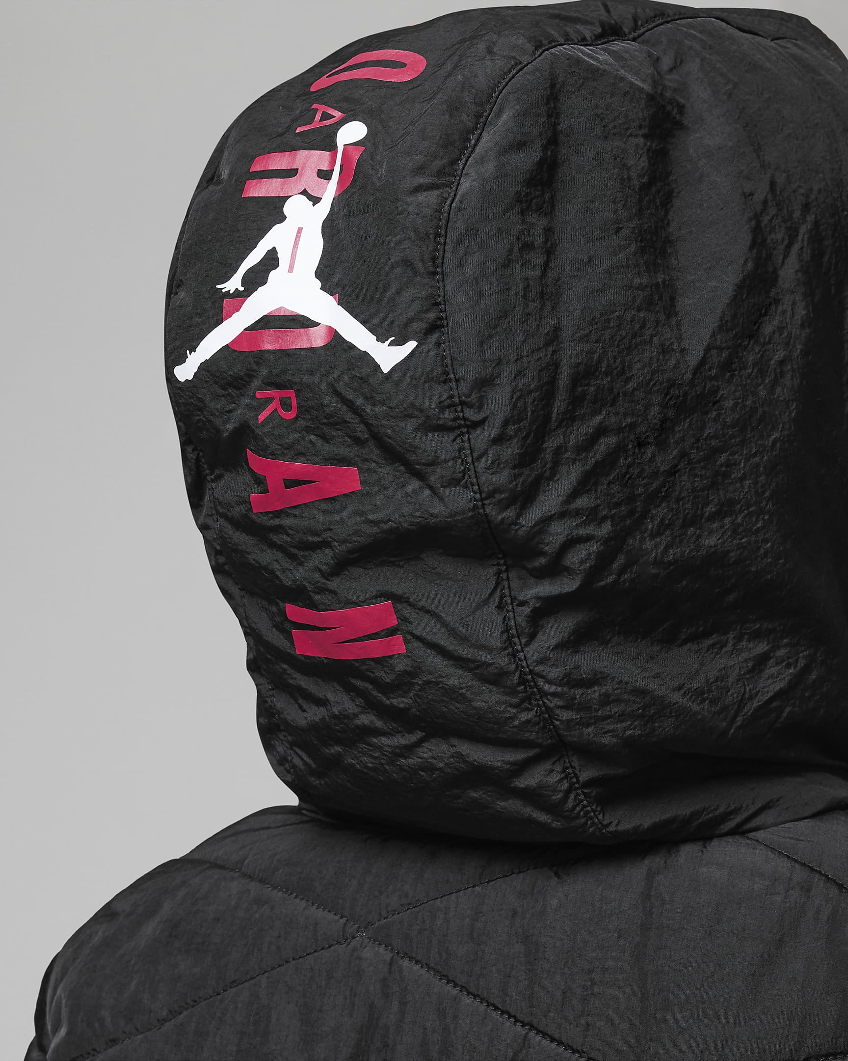 Jordan Older Kids' Detachable Hood Puffer Jacket. Nike PT