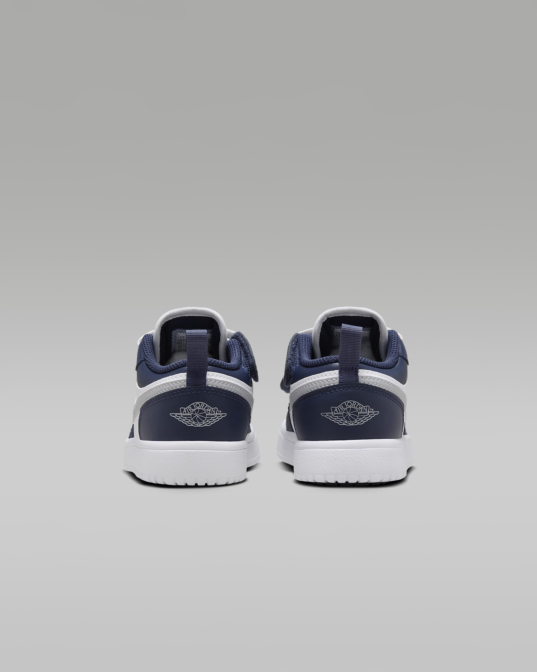 Jordan 1 Low Alt Younger Kids' Shoes - White/Midnight Navy/Wolf Grey