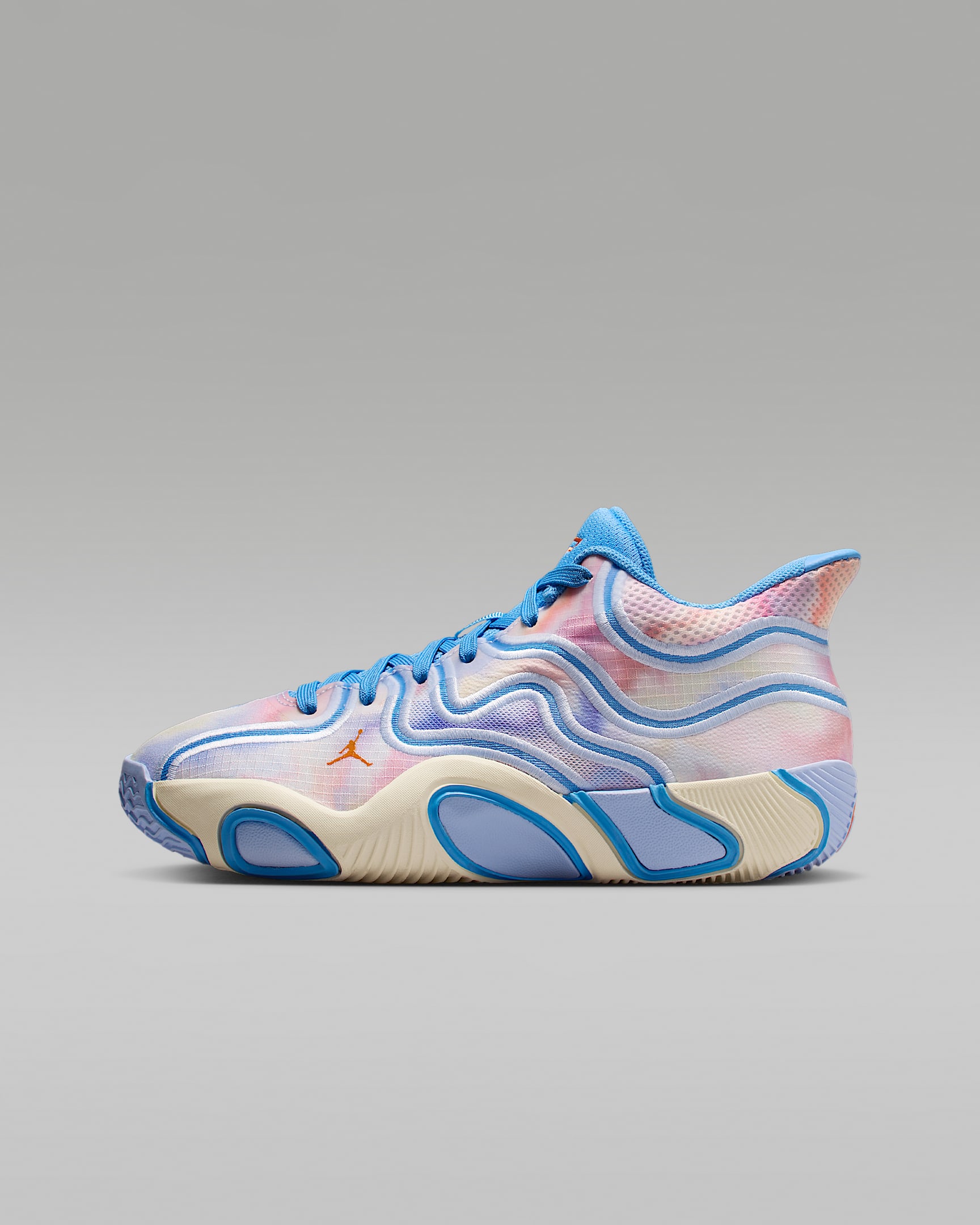 Tatum 3 Big Kids' Basketball Shoes - University Blue/Pale Ivory/Royal Tint/Camellia