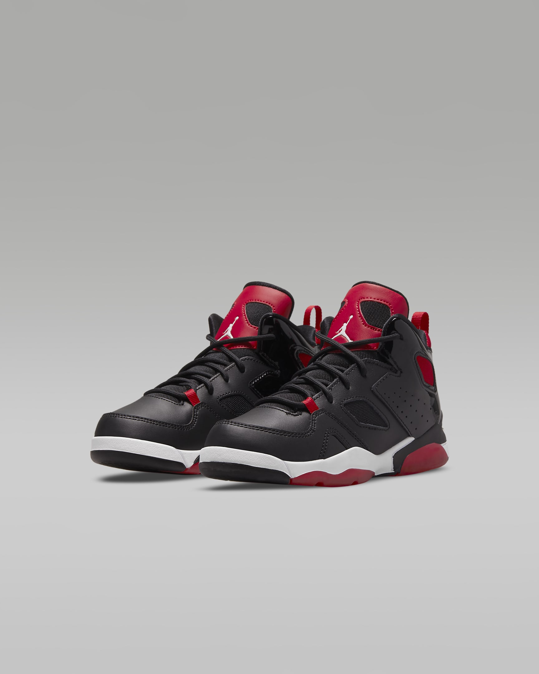 Jordan Flight Club '91 Younger Kids' Shoe - Black/University Red/White