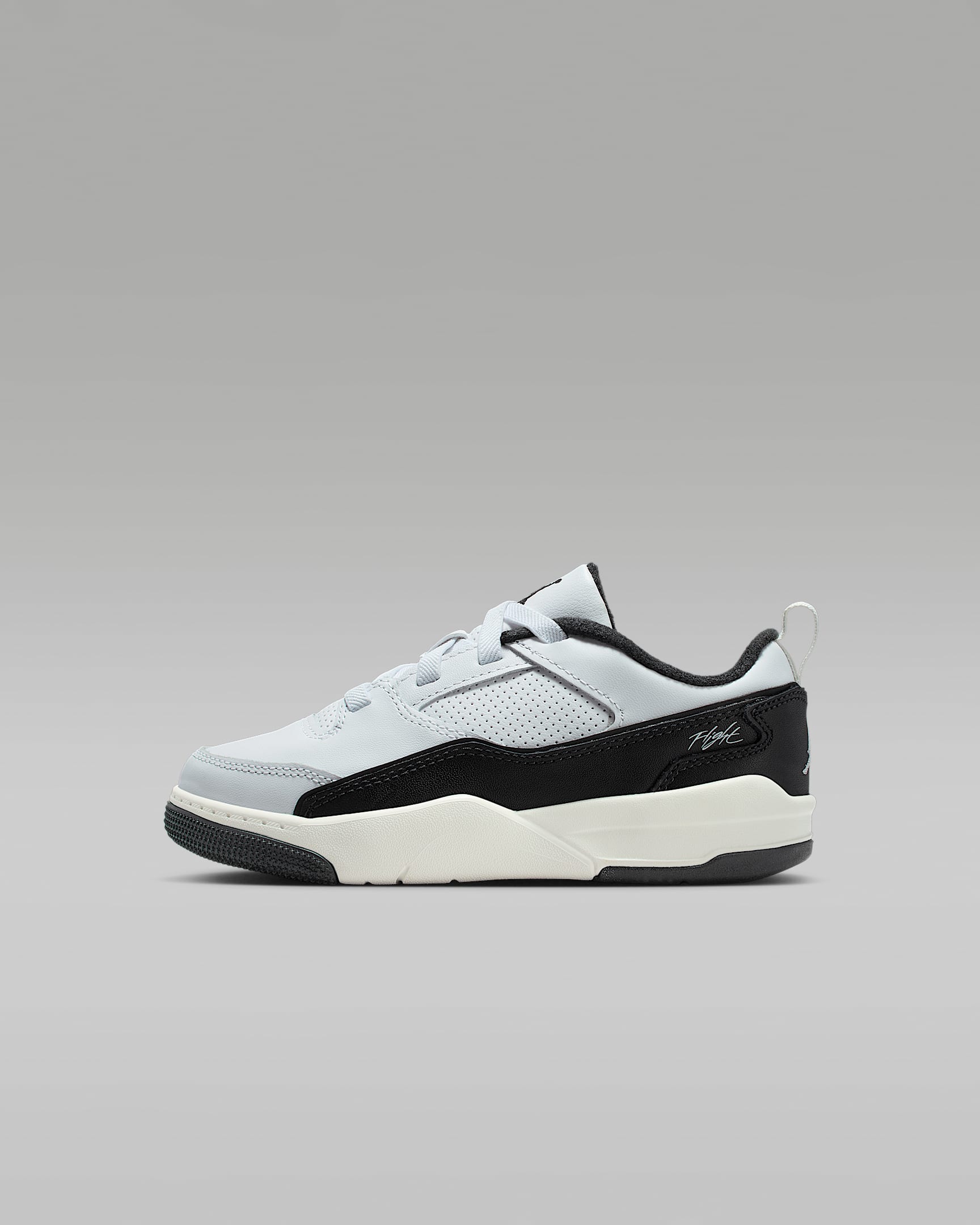 Jordan Flight Court Little Kids' Shoes - White/Sail/Black