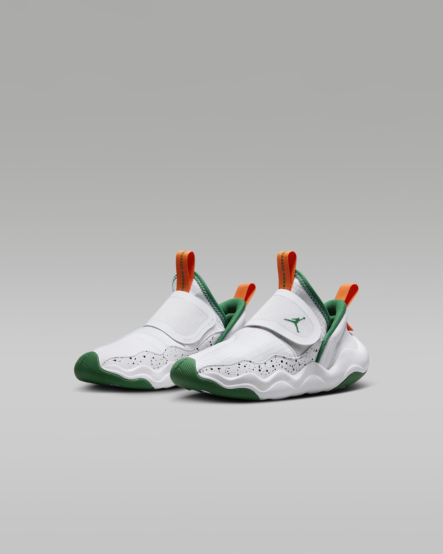 Tenis para niños de preescolar Jordan 23/7 - Gris fútbol/Blanco/Naranja motor/Verde pino