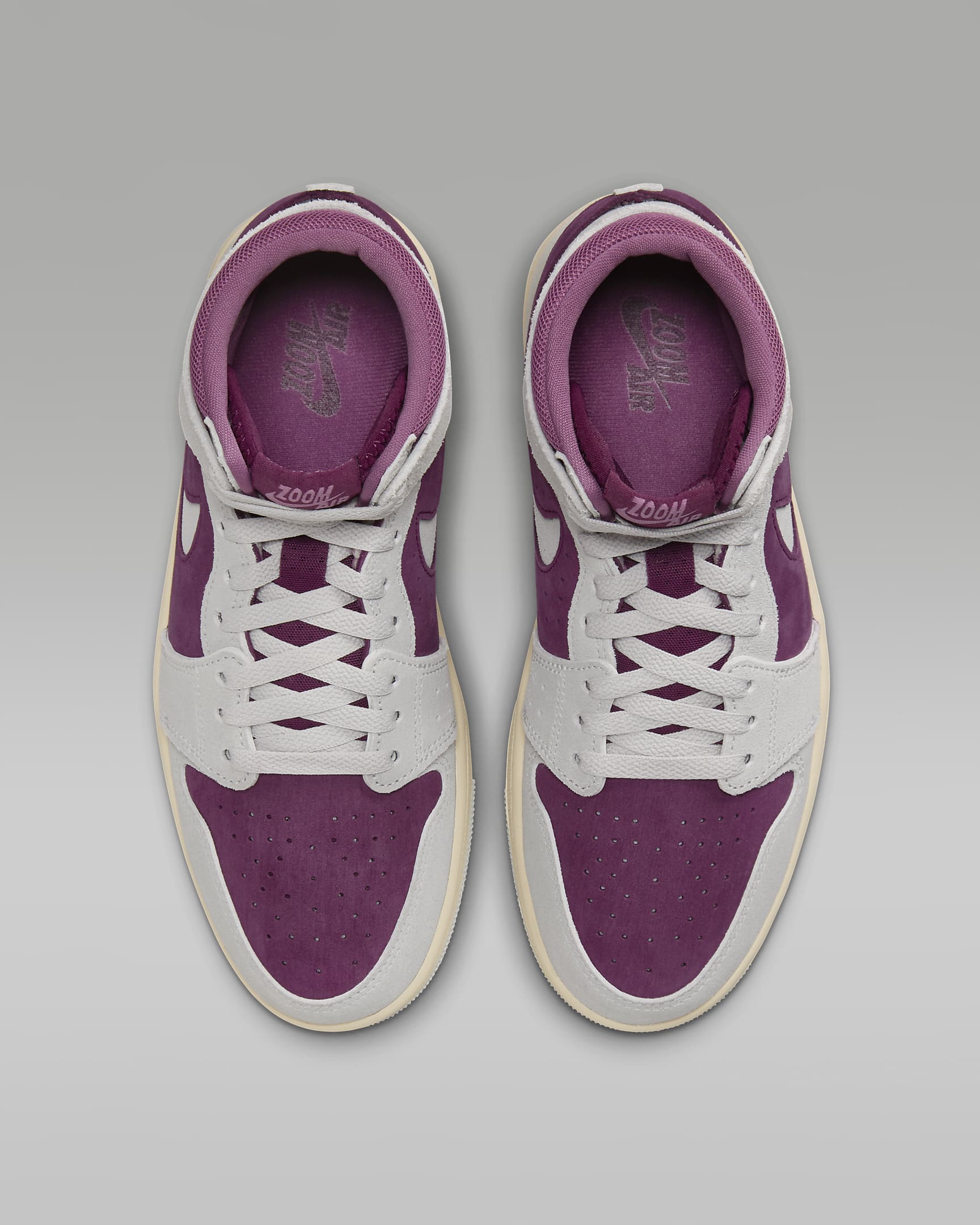 Tenis para mujer Air Jordan 1 Zoom CMFT 2 - Burdeos/Burdeos claro/Muselina/Gris neutro