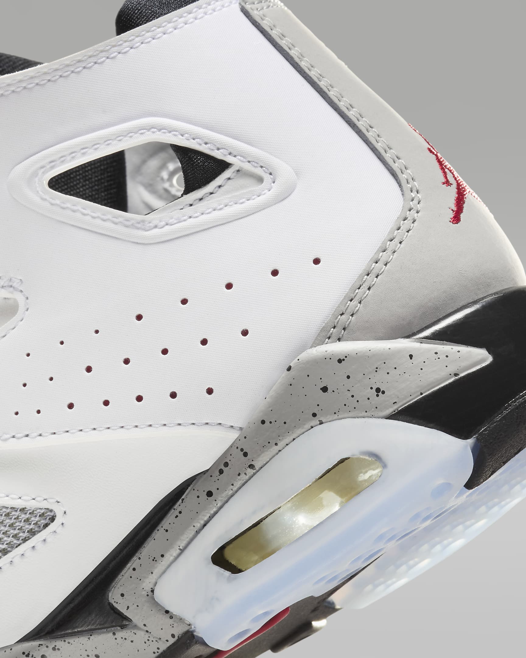 Jordan Flight Club '91 Older Kids' Shoes - White/Black/Metallic Silver/Gym Red