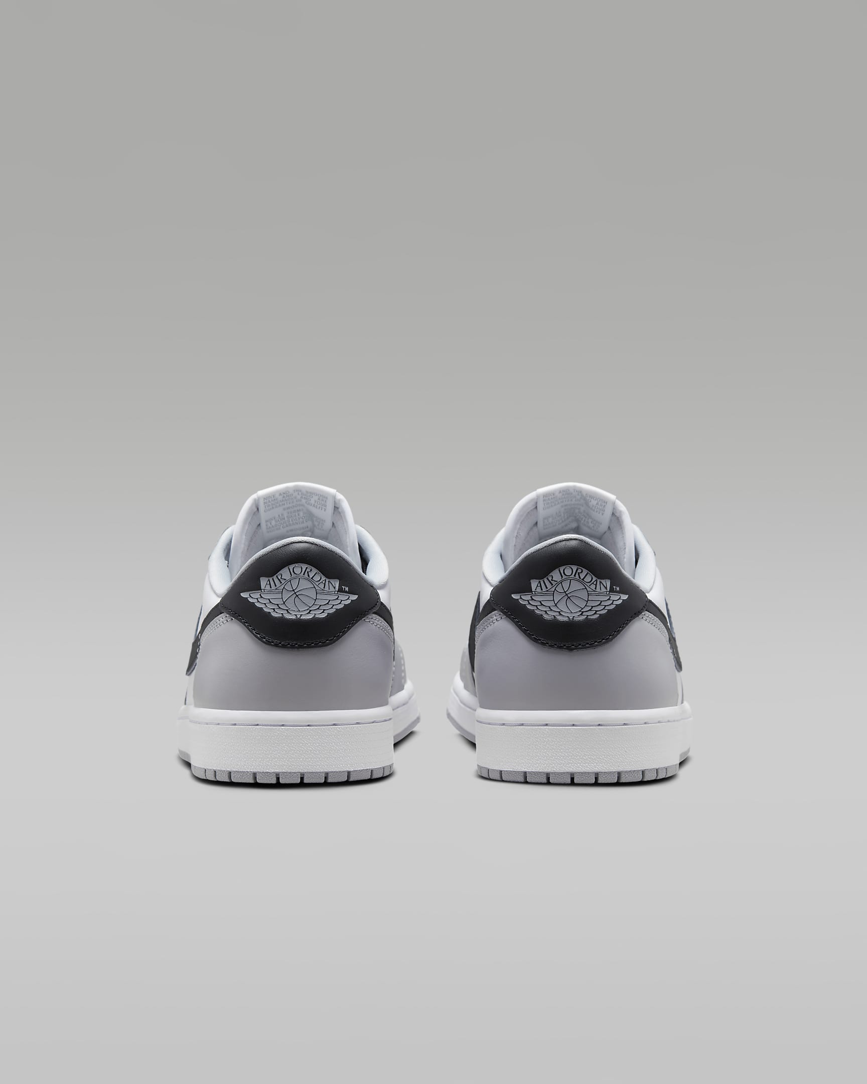 Air Jordan 1 Low OG 'Wolf Grey' Shoes - White/Wolf Grey/Black