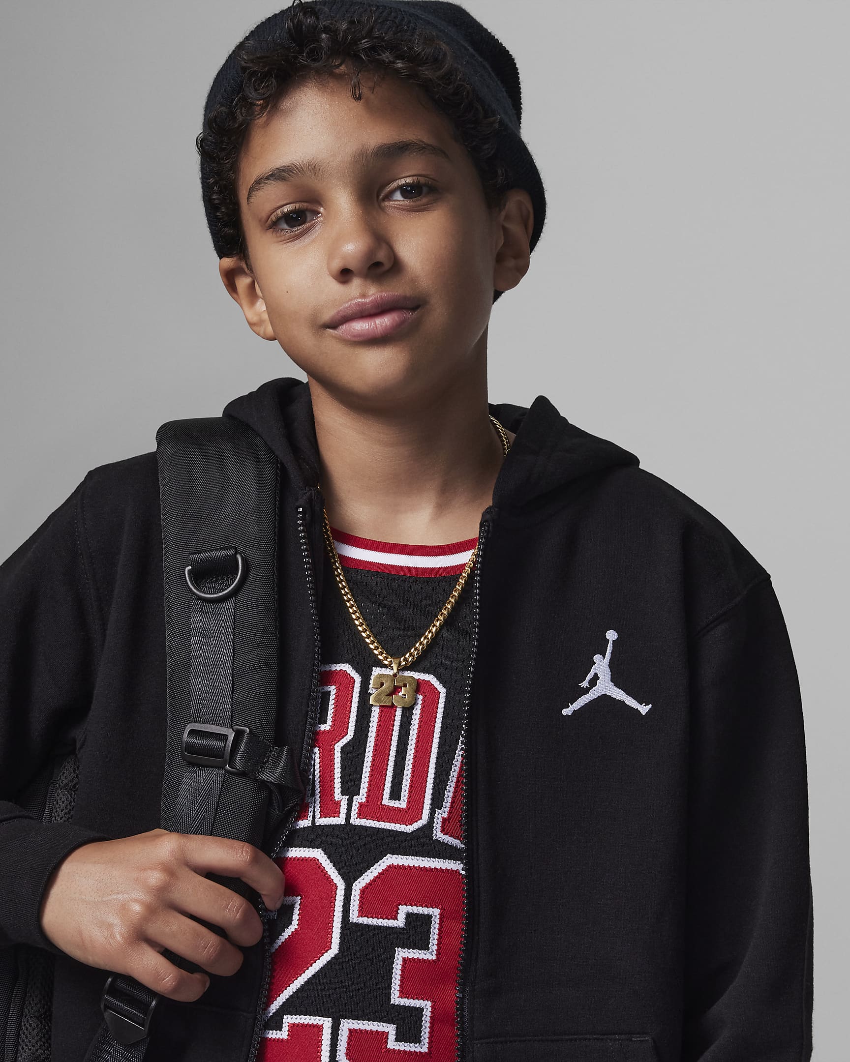 Jordan MJ Essentials Full-Zip Hoodie Big Kids Hoodie. Nike.com