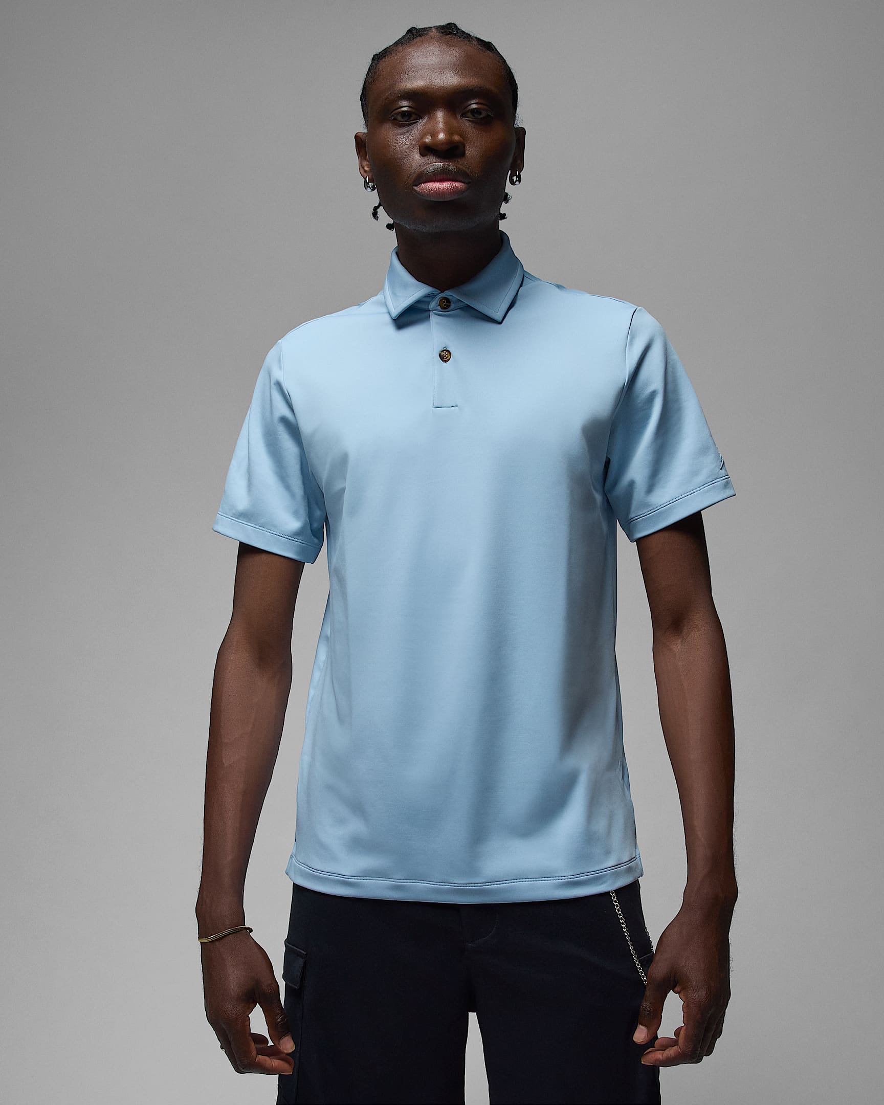 Jordan Sport Men's Golf Polo - Light Armory Blue/Light Armory Blue