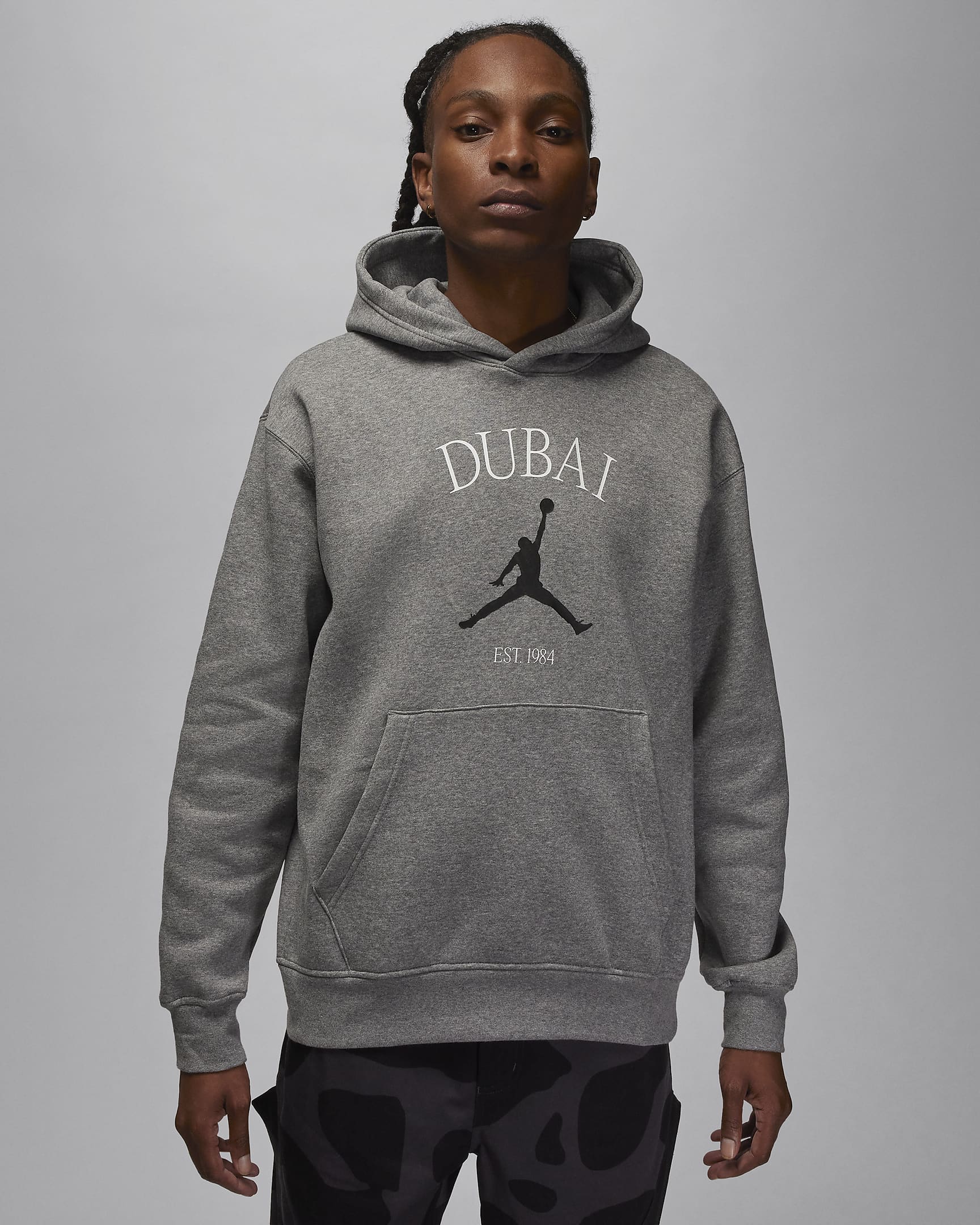 Jordan Dubai Men's Pullover Hoodie - Carbon Heather