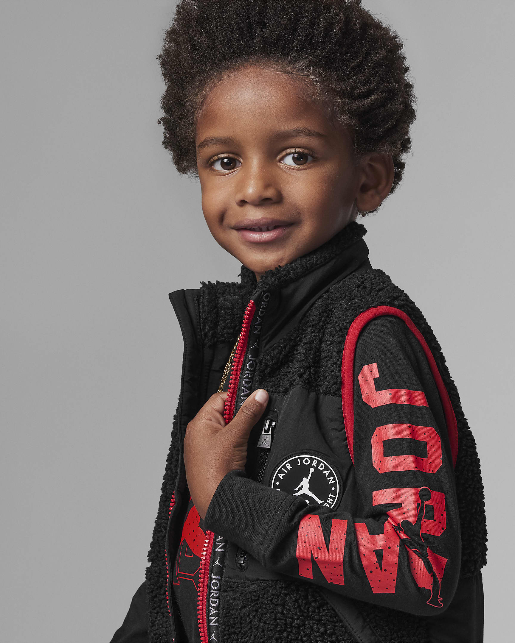 Jordan Little Kids' Back Screen Long Sleeve TShirt. Nike JP