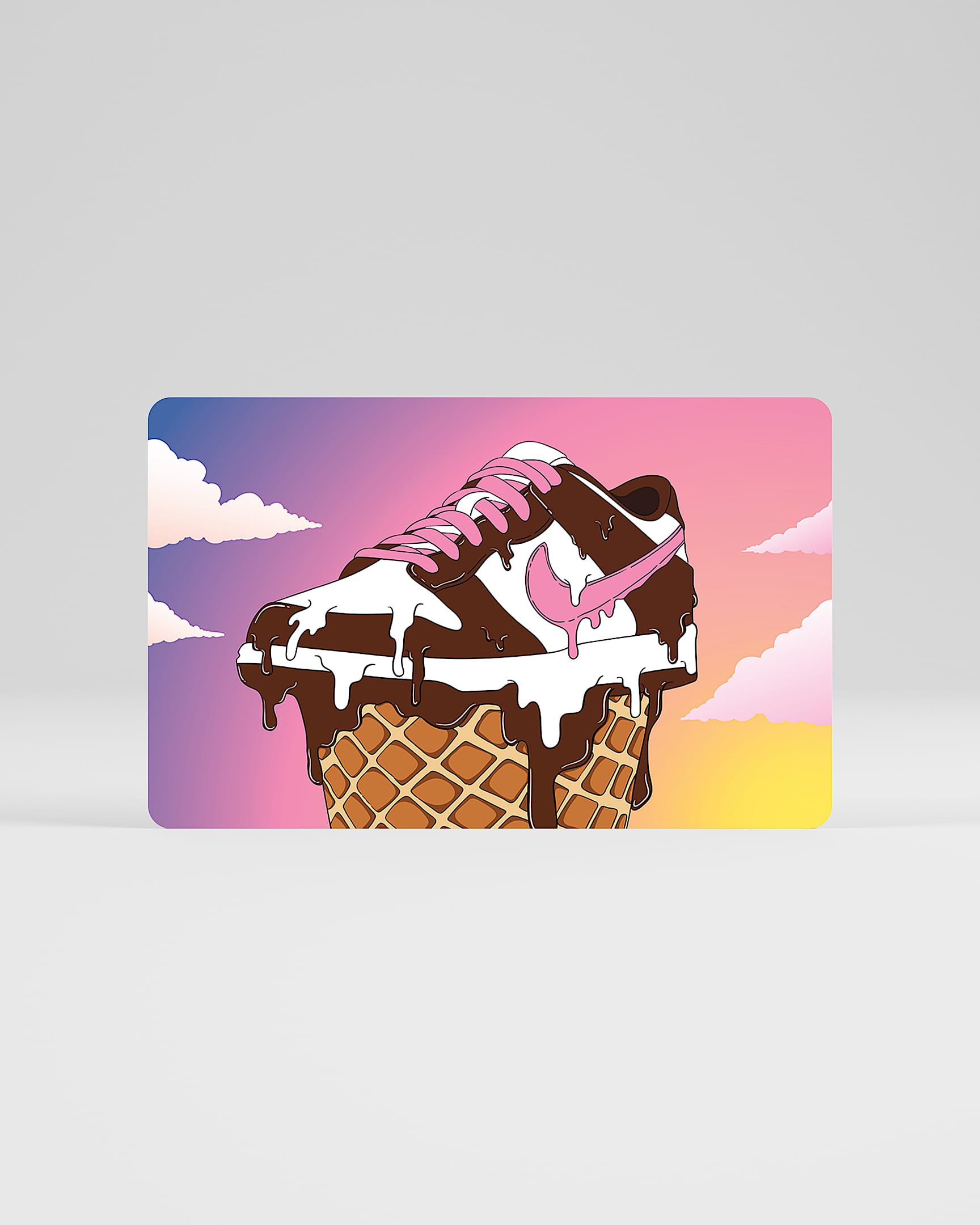 Nike Gift Card Mailed in a Mini Nike Shoebox - Pink