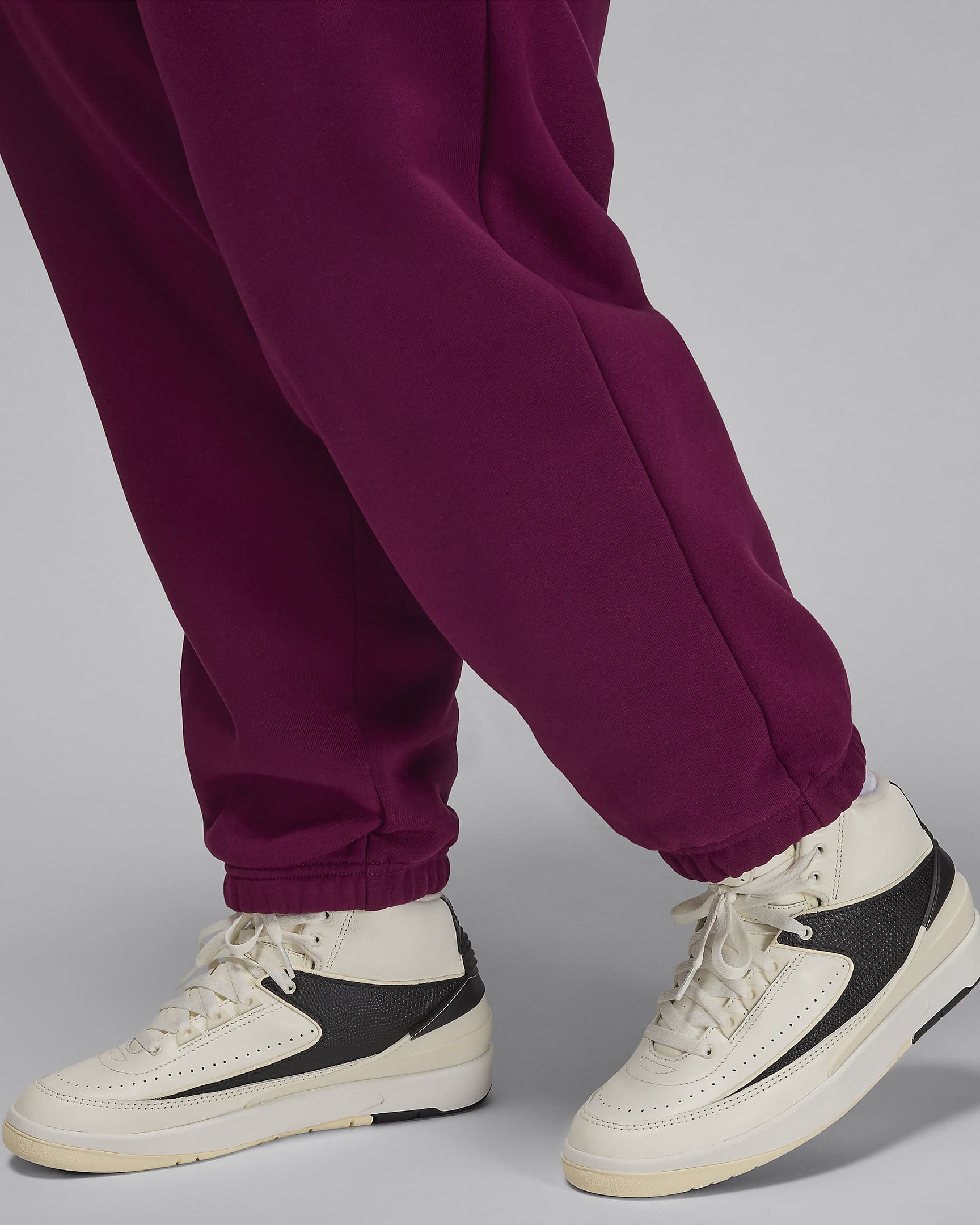 Jordan Flight Fleece Women's Pants (Plus Size) - Bordeaux