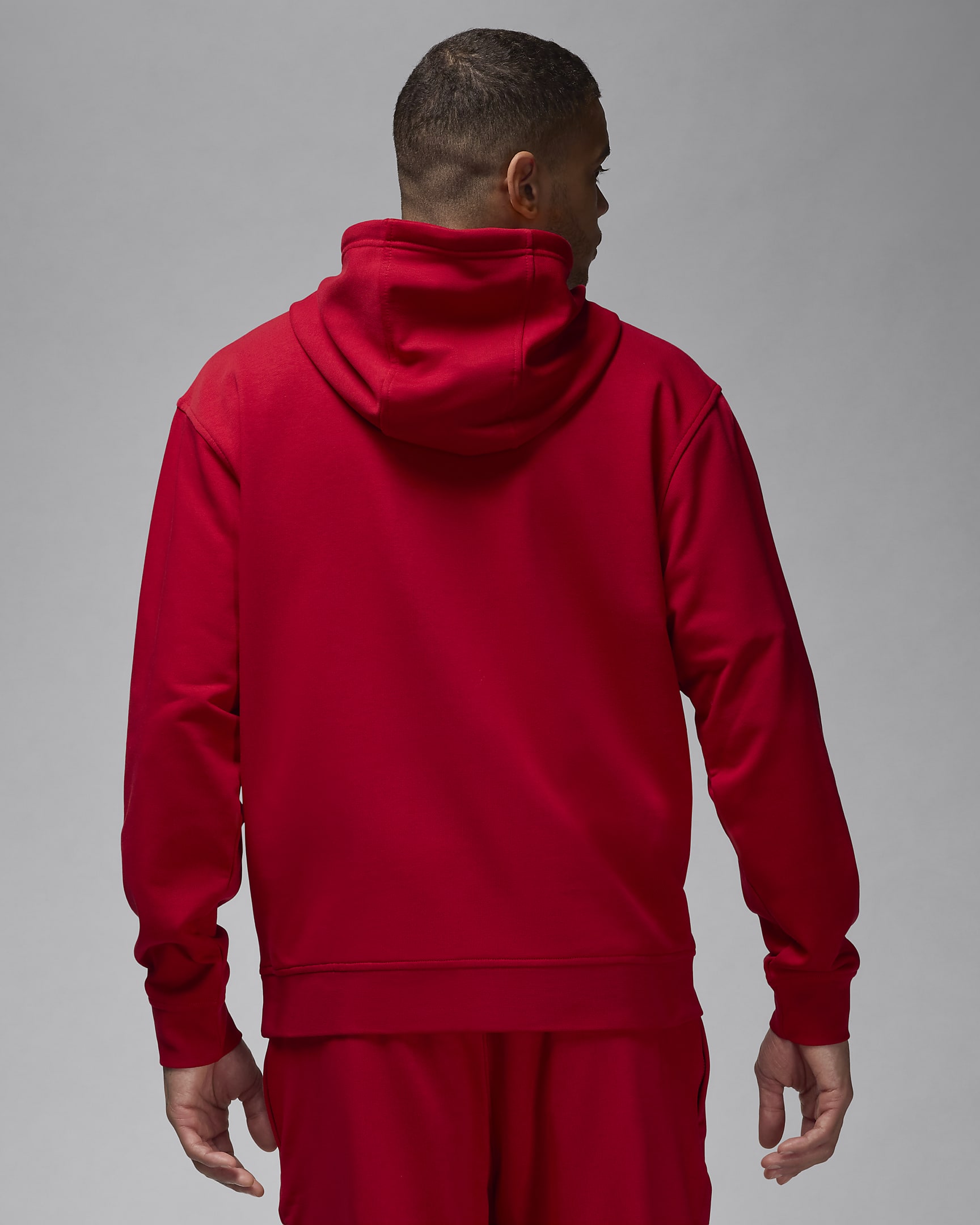 Jordan Sport Crossover Dri-FIT Erkek Kapüşonlu Sweatshirt'ü - Gym Red/Siyah