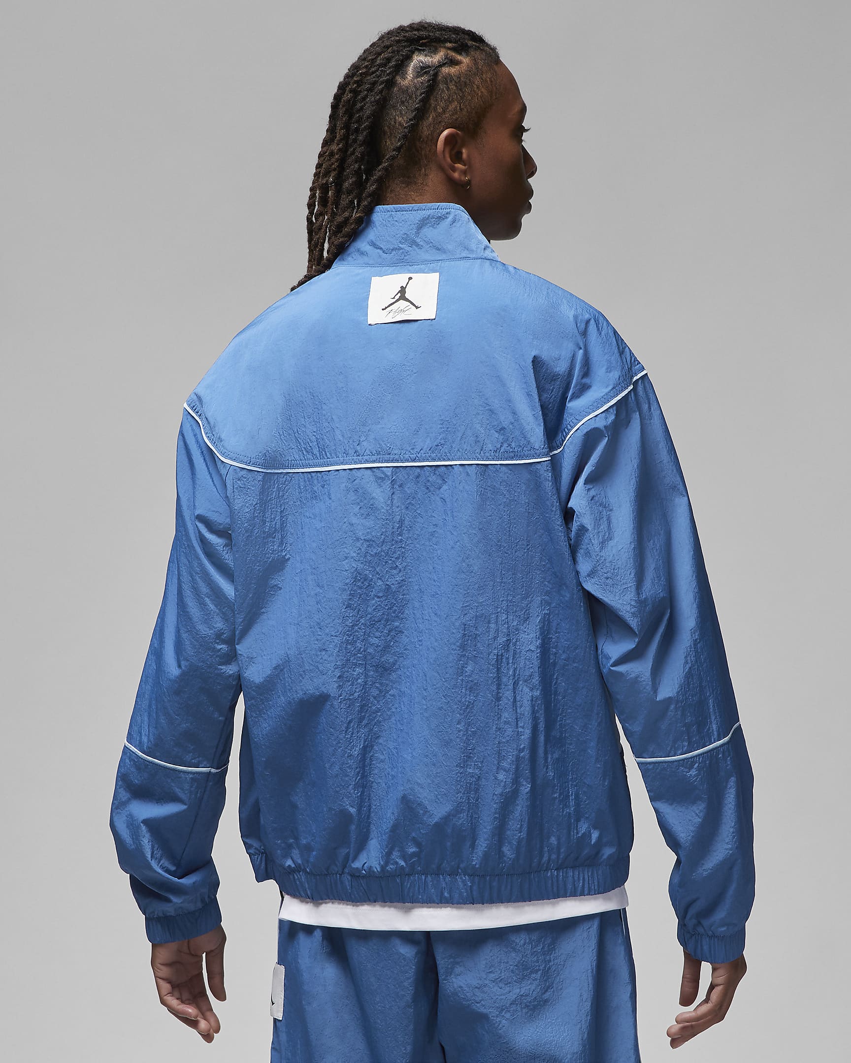 Jordan Essentials Men's Warm-Up Jacket - True Blue/Ice Blue/Sail