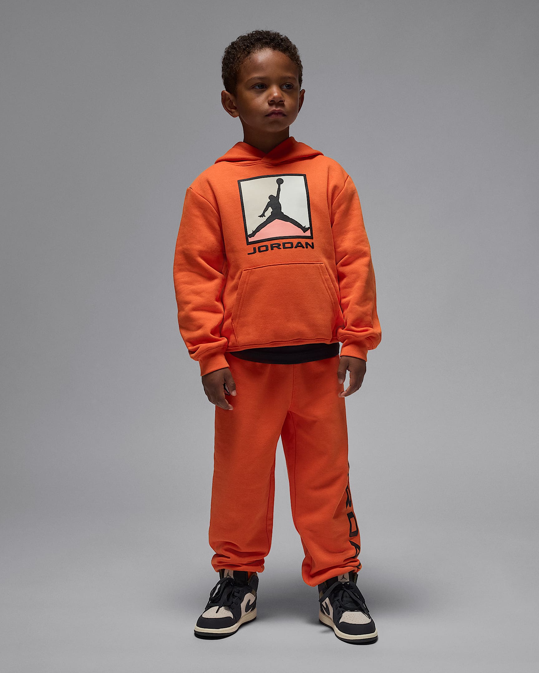 Jordan Essentials Younger Kids' Two-Piece Fleece Baseline Hoodie Set - Starfish