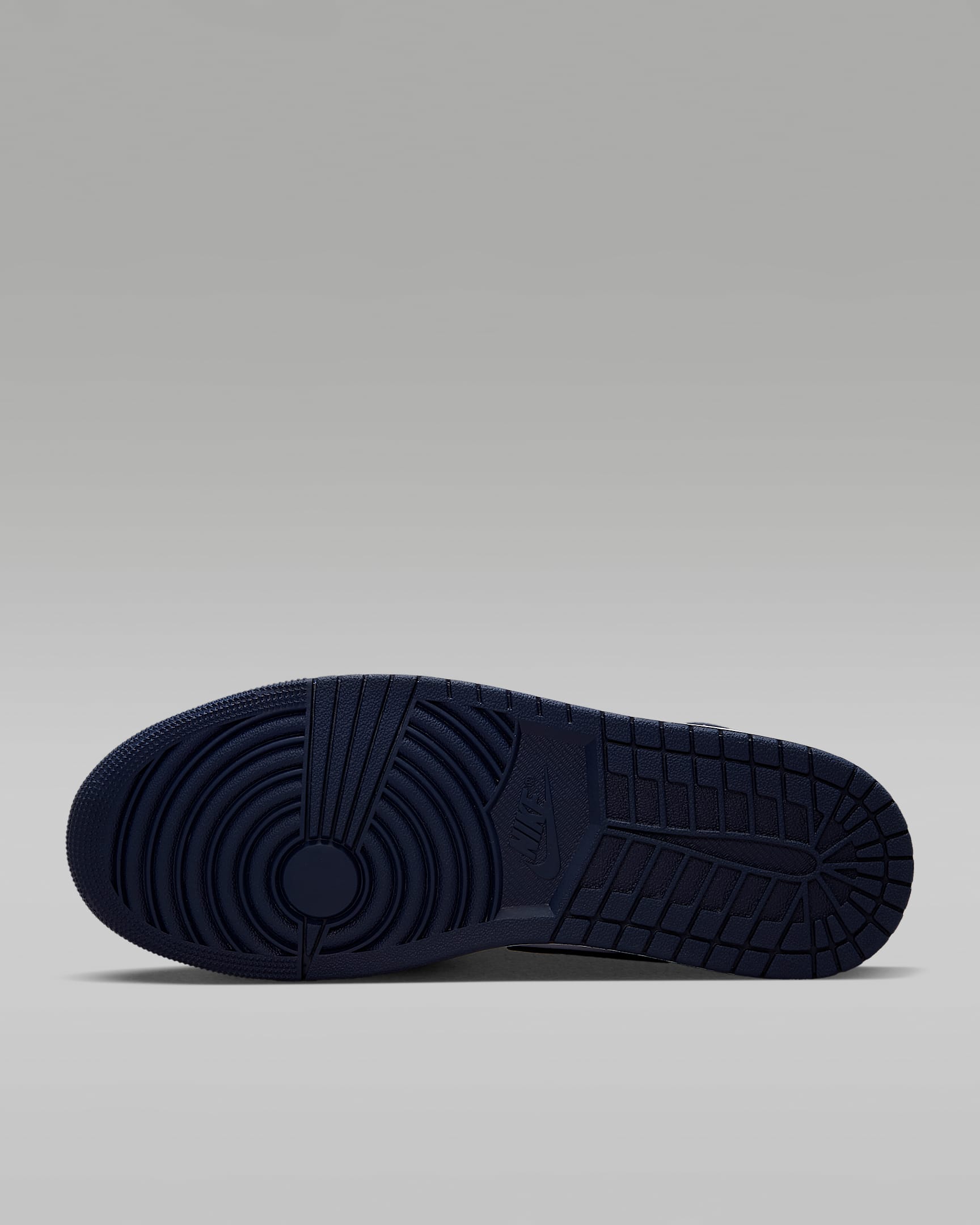 Air Jordan 1 Mid Schuh (Herren) - Obsidian/Weiß/Grey Fog/Obsidian