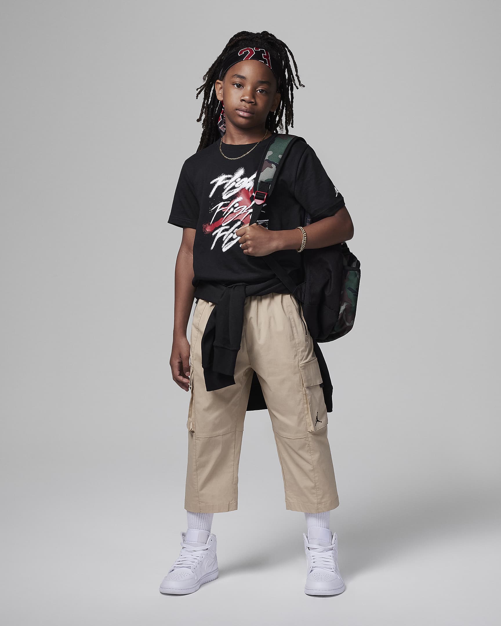 Jordan Jumpman Flight Sprayed Tee Big Kids T-Shirt. Nike.com