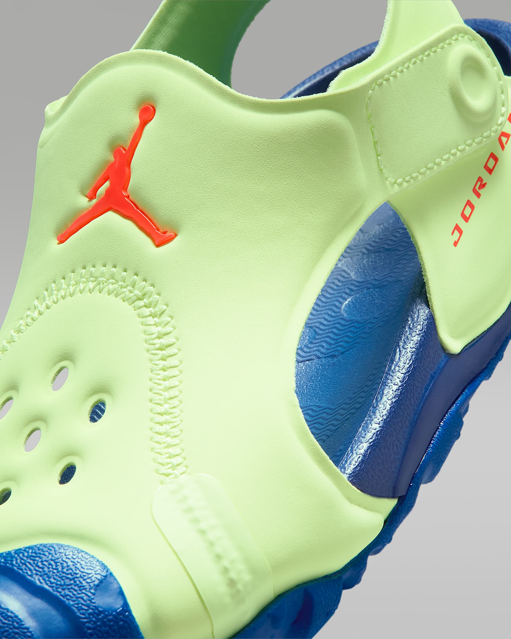 Jordan OTDR Younger Kids' Sandals - Barely Volt/Game Royal/Infrared 23