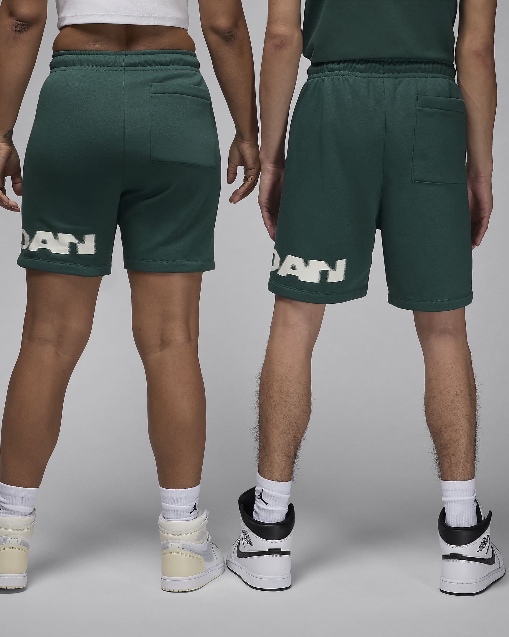 Shorts in fleece Jordan MVP – Uomo - Oxidized Green/Sail