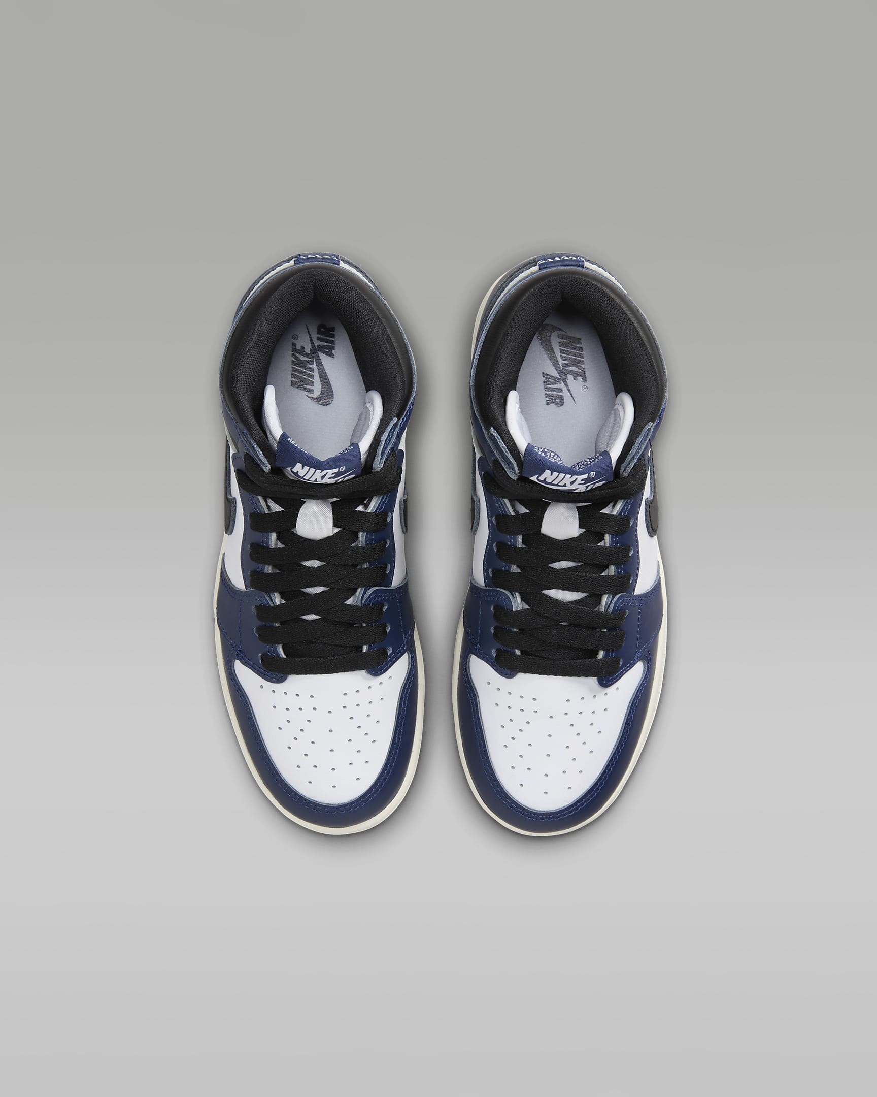 Air Jordan 1 High OG "Midnight Navy" Big Kids' Shoes - Midnight Navy/White/Sail/Black