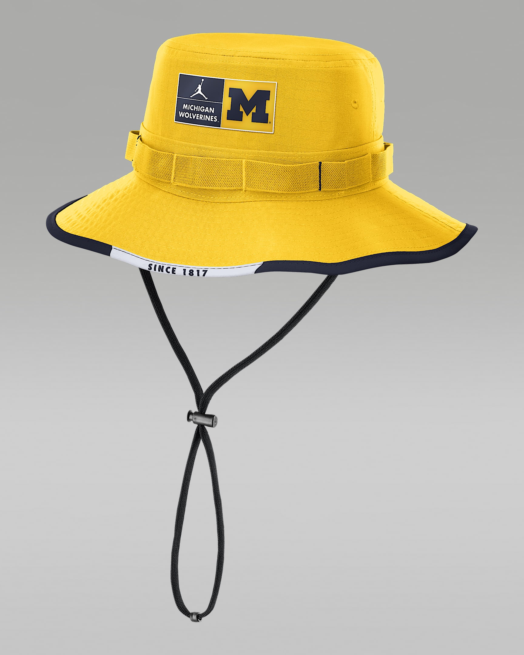 Michigan Apex Boonie Men's Jordan Brand Dri-FIT College Bucket Hat - Maize