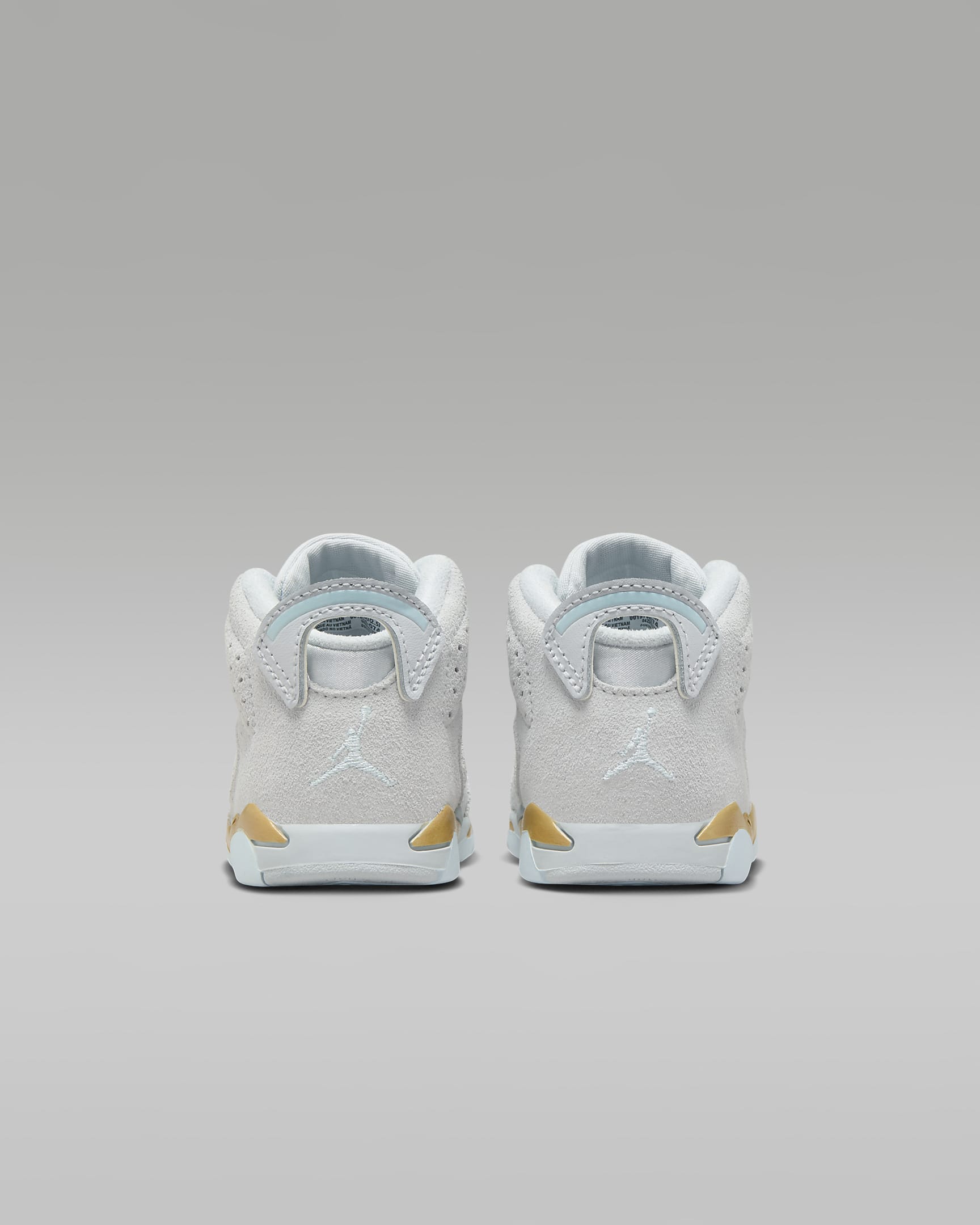 Jordan 6 Retro "Pearl" Baby/Toddler Shoes - Pure Platinum/Metallic Gold/Coconut Milk/Glacier Blue