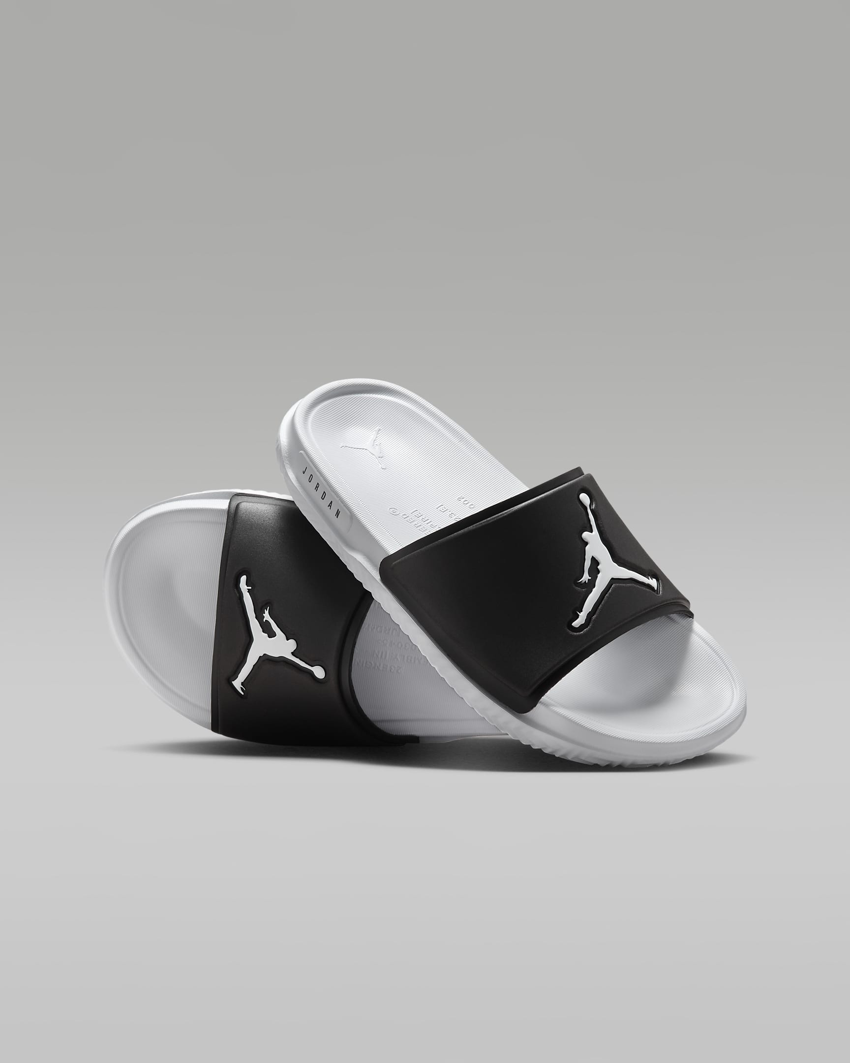 Jordan Jumpman slippers voor kids - Zwart/Wit/Wit