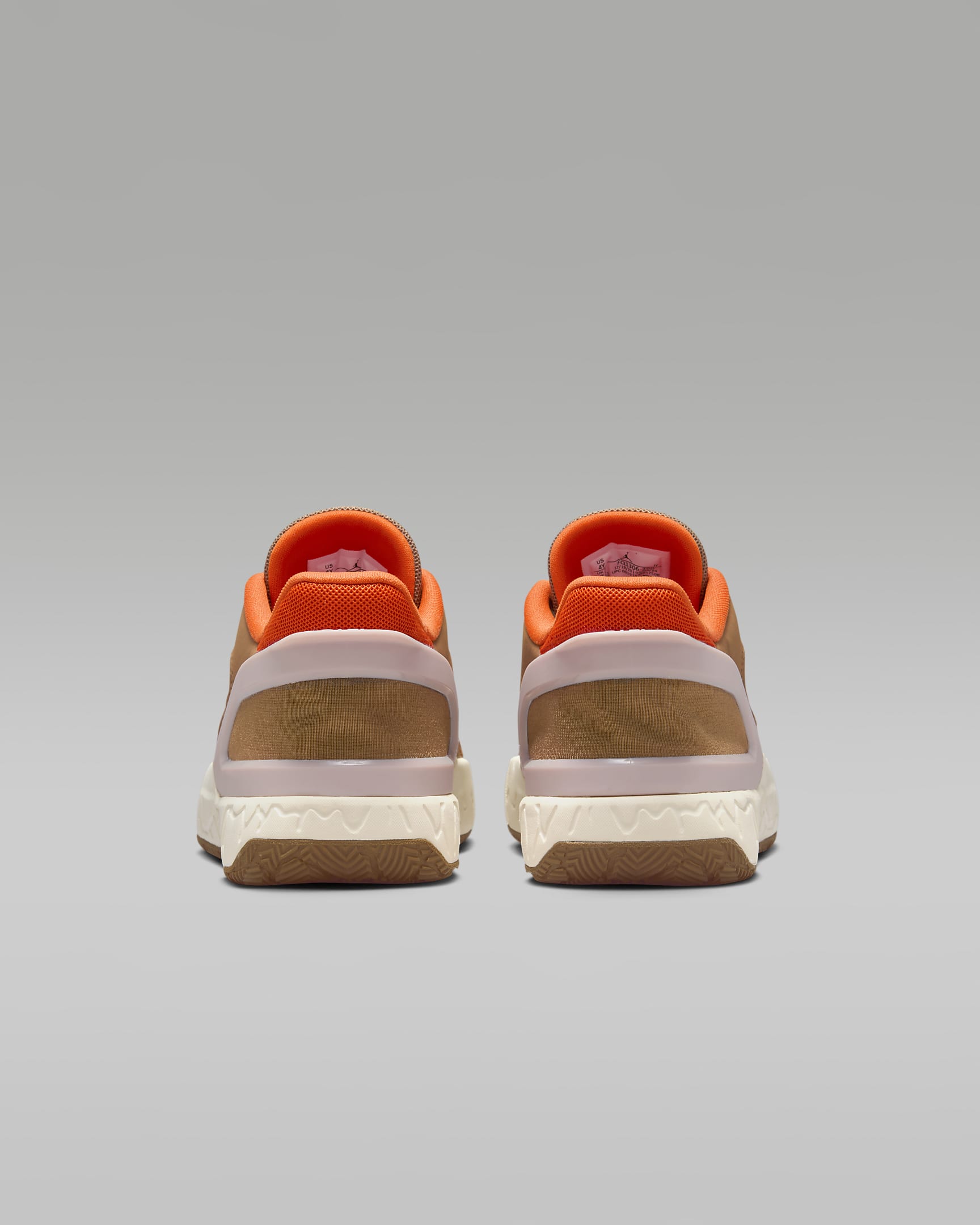 Jordan DAY1 EO Schuh (ältere Kinder) - Dark Driftwood/Rattan/Hemp/Brilliant Orange