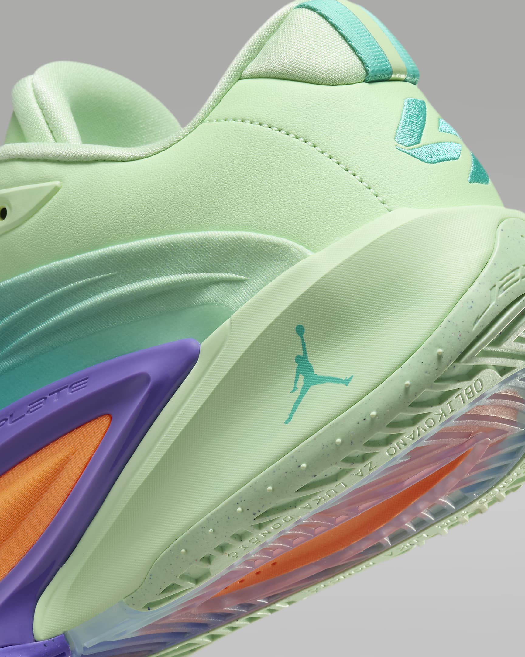 Luka 3 PF 'Blurred Vision' Basketball Shoes - Vapour Green/Cone/Psychic Purple/Hyper Jade