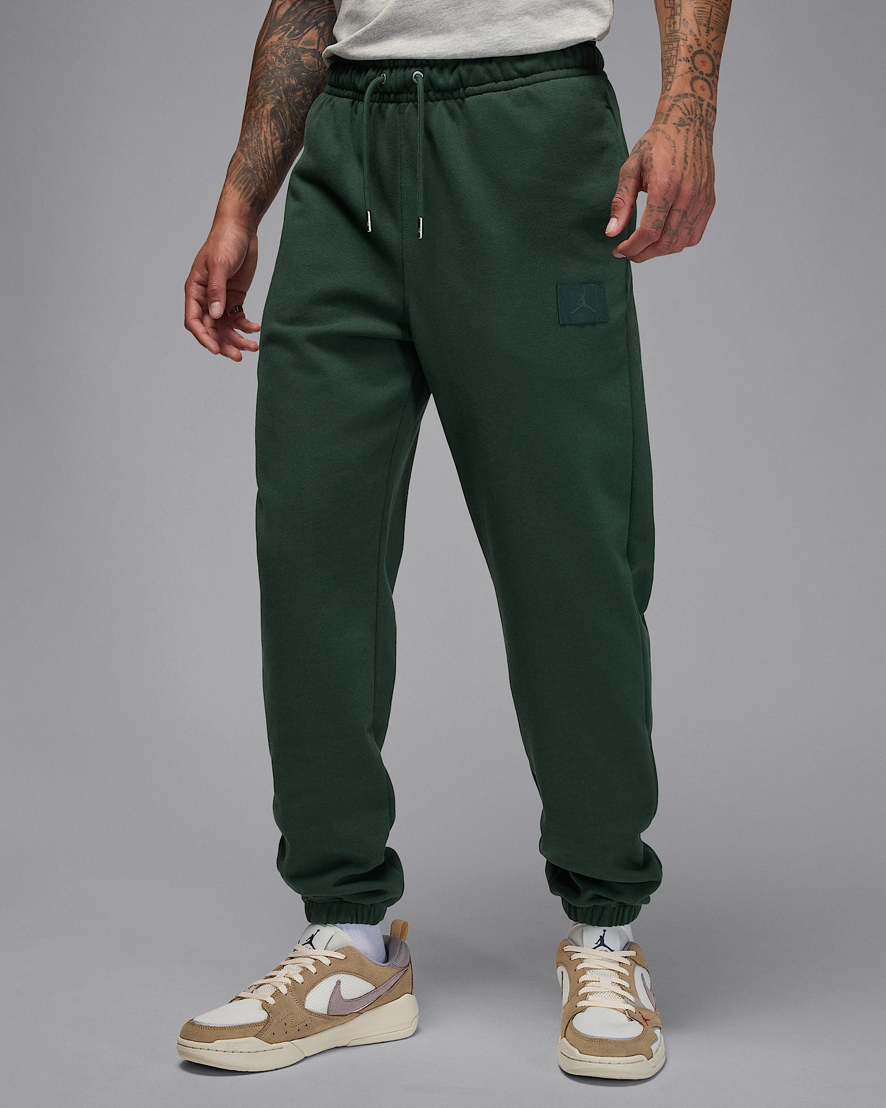 Jordan Flight Fleece Men's Pants - Midnight Green/Vintage Green