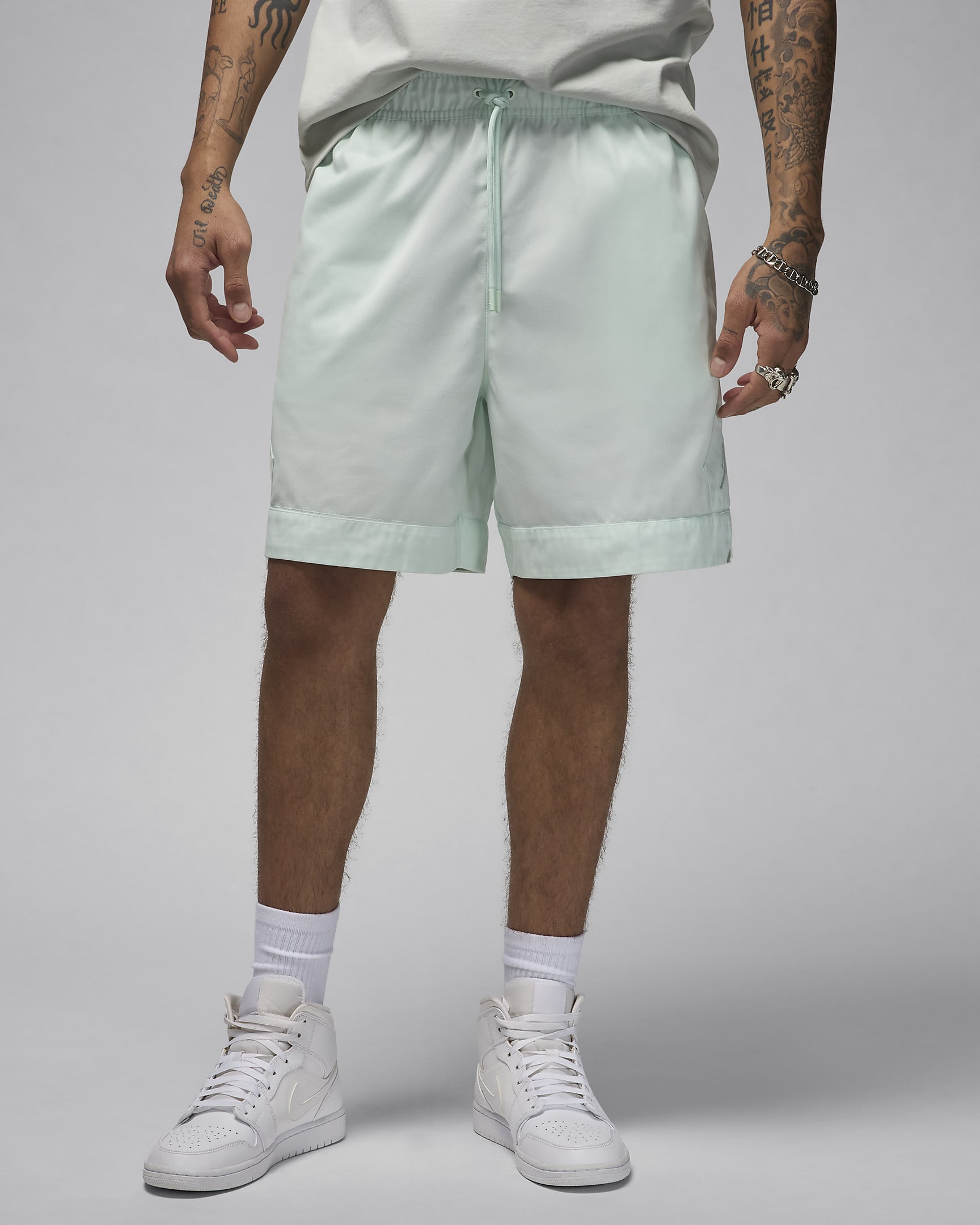 Jordan Essentials Men's Diamond Shorts - Barely Green