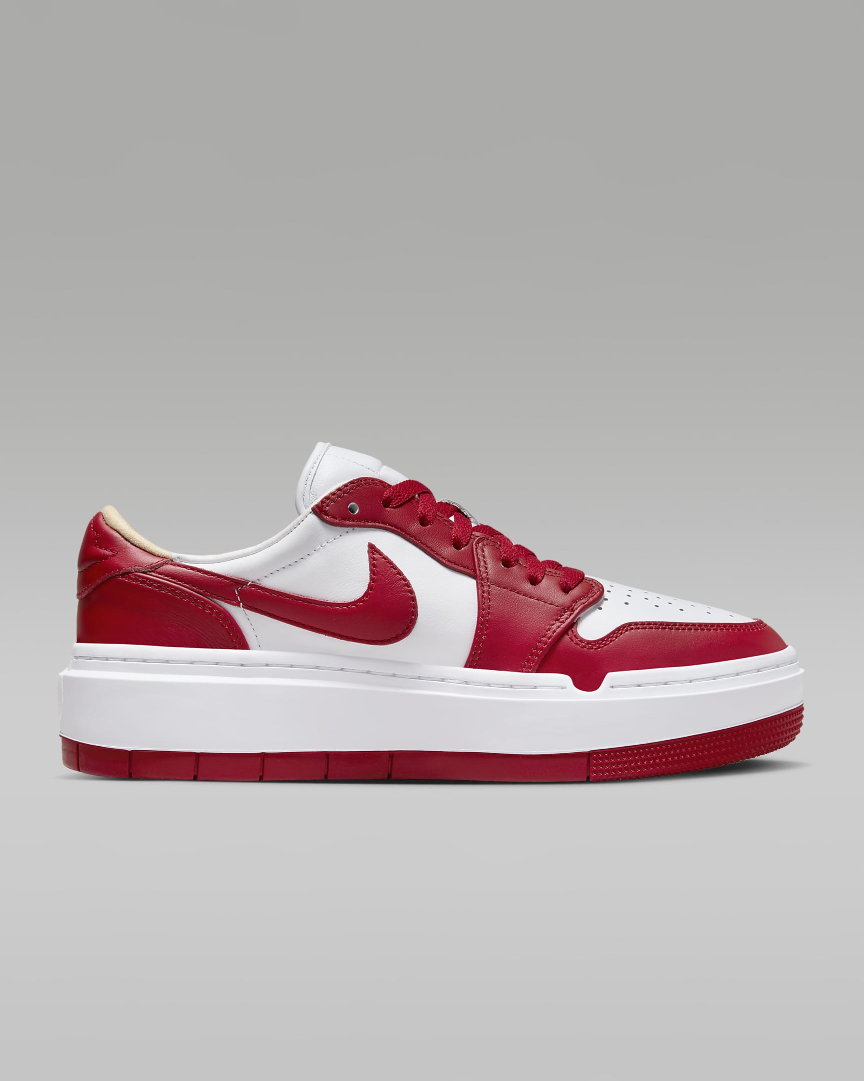 Air Jordan 1 Elevate Low Women's Shoes - White/White/Fire Red