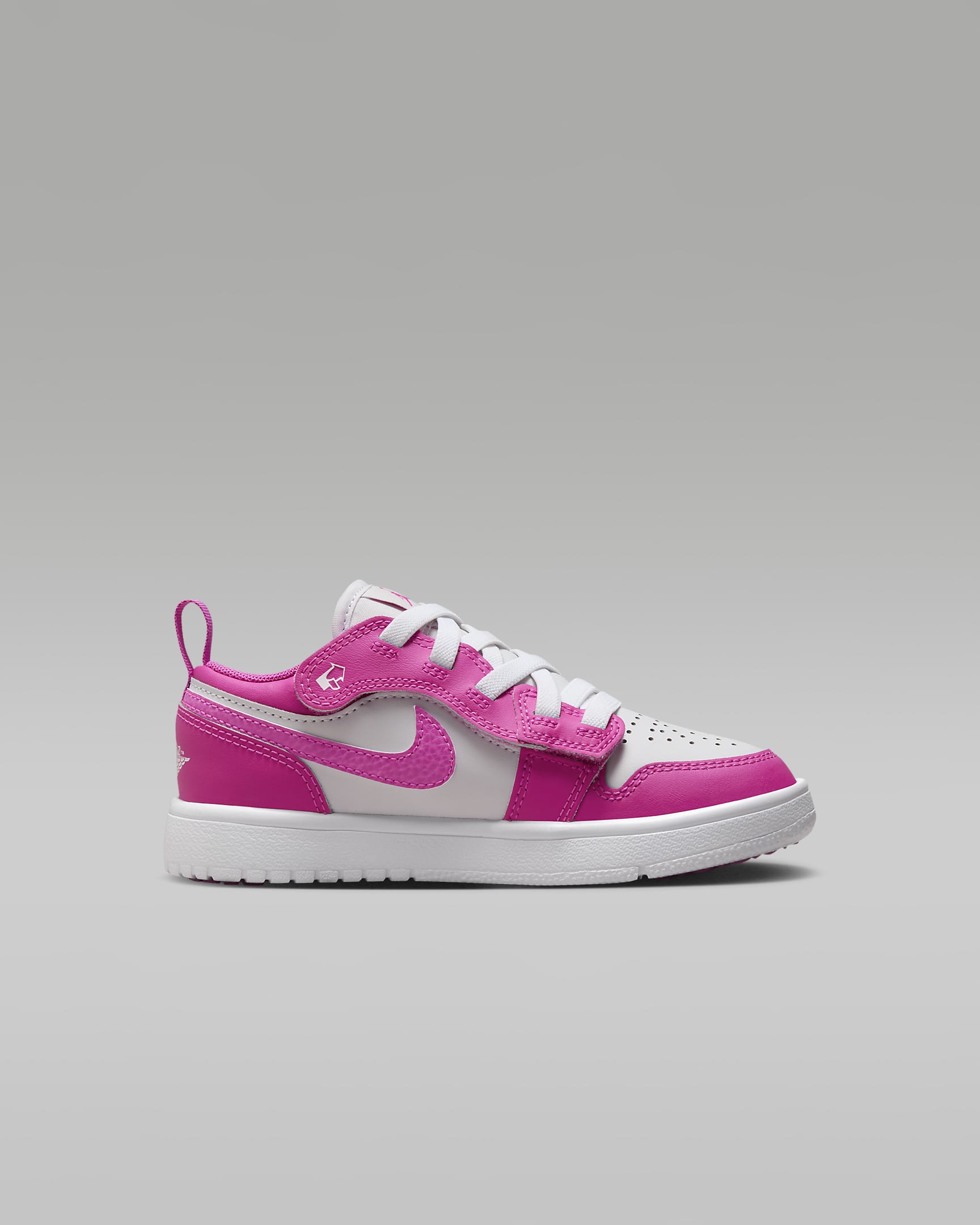 Scarpa Jordan 1 Low Alt – Bambino/a - Fire Pink/Bianco/Iris Whisper