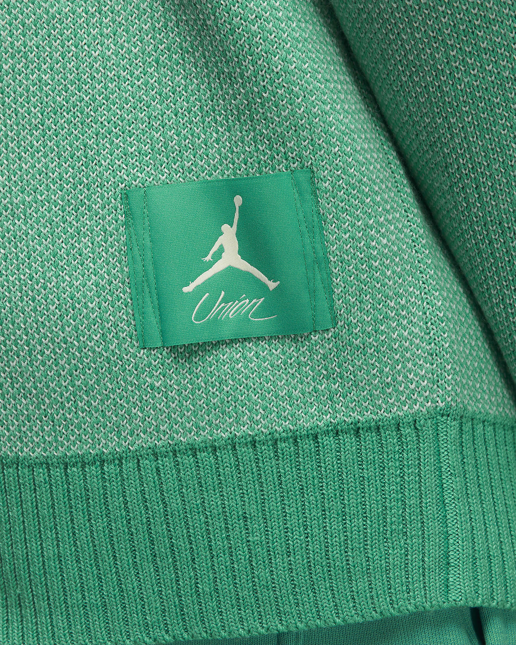 Jordan x Union Men's Jumper - Kinetic Green/White