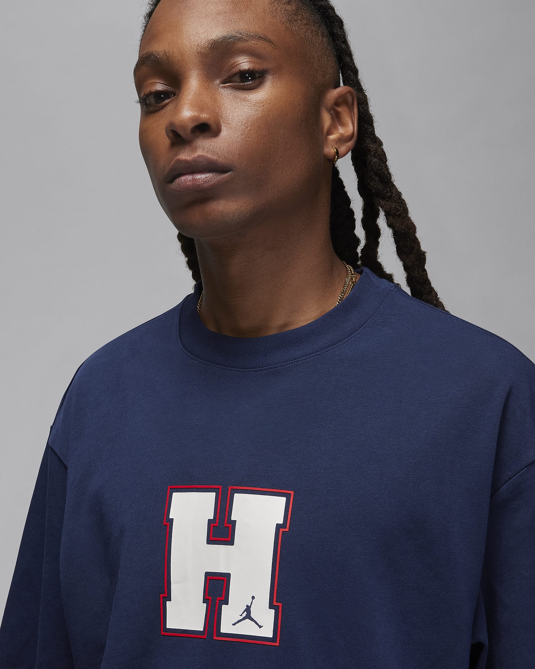 Jordan x Howard University Men's Graphic T-Shirt - College Navy