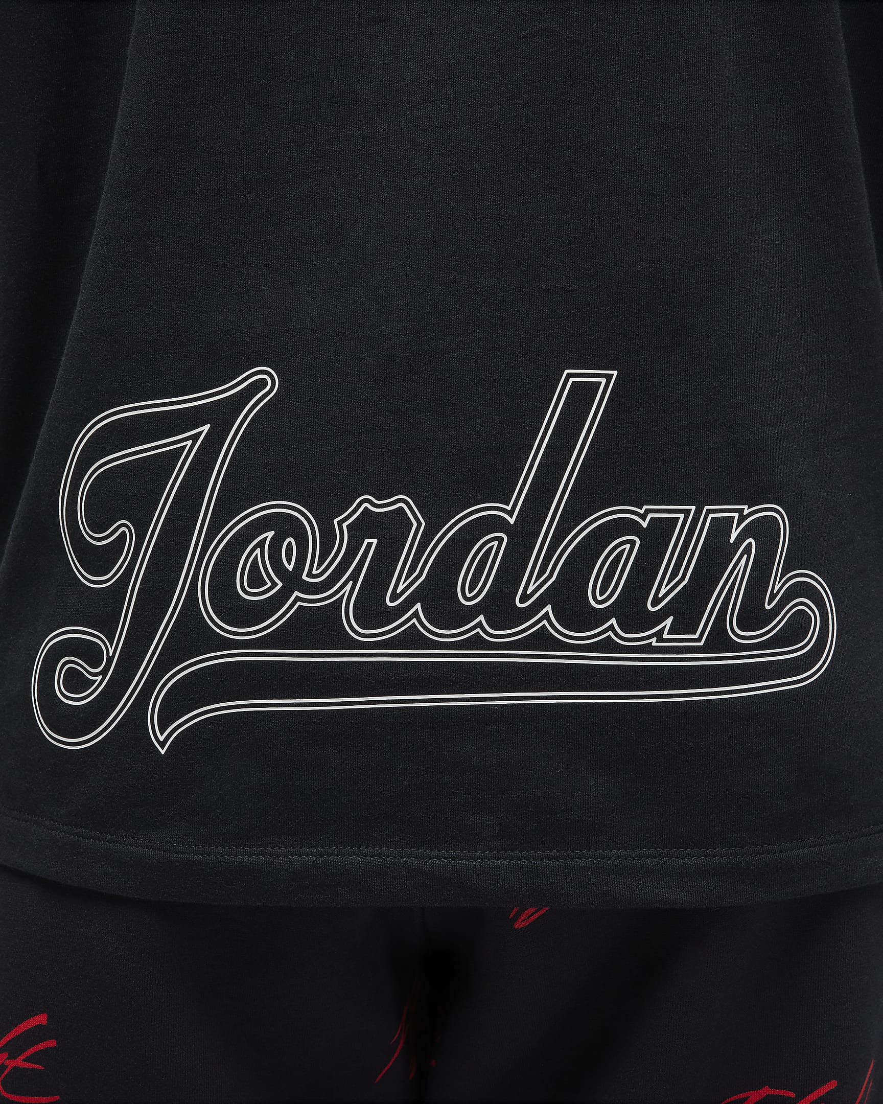 Jordan Camiseta - Mujer - Negro/Blanco