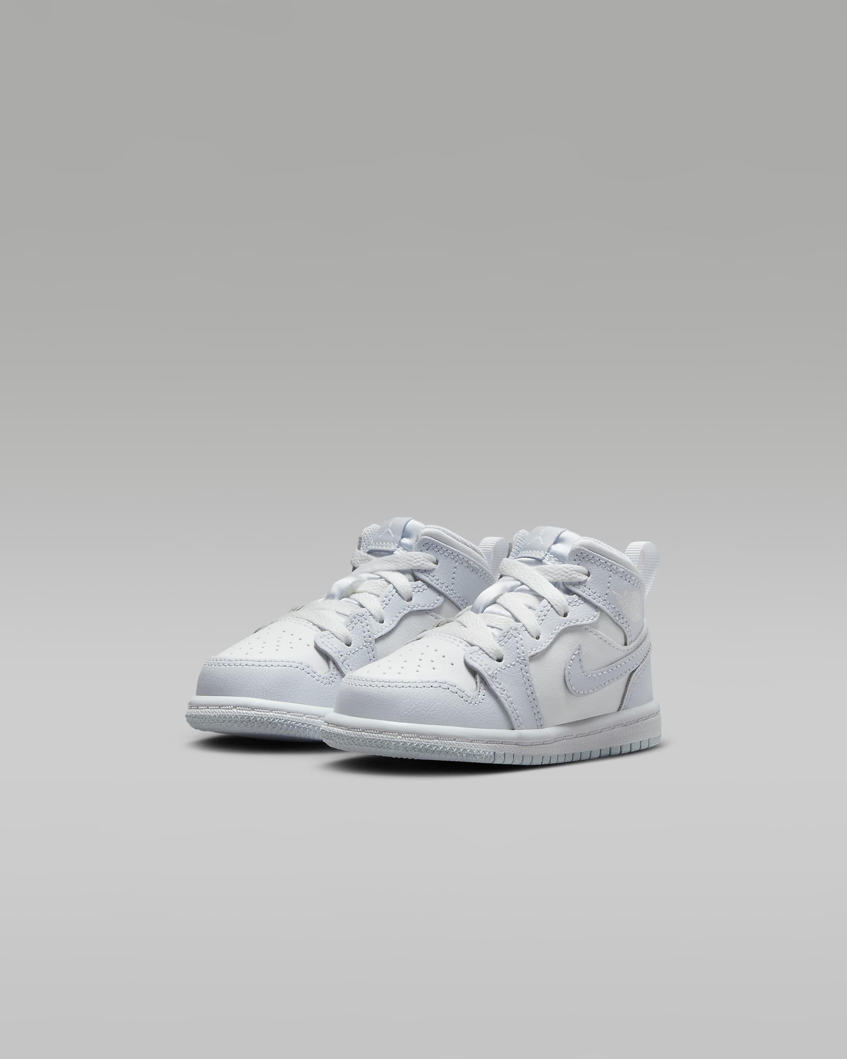 Jordan 1 Mid Baby/Toddler Shoes - Cobalt Bliss/Neutral Grey/White