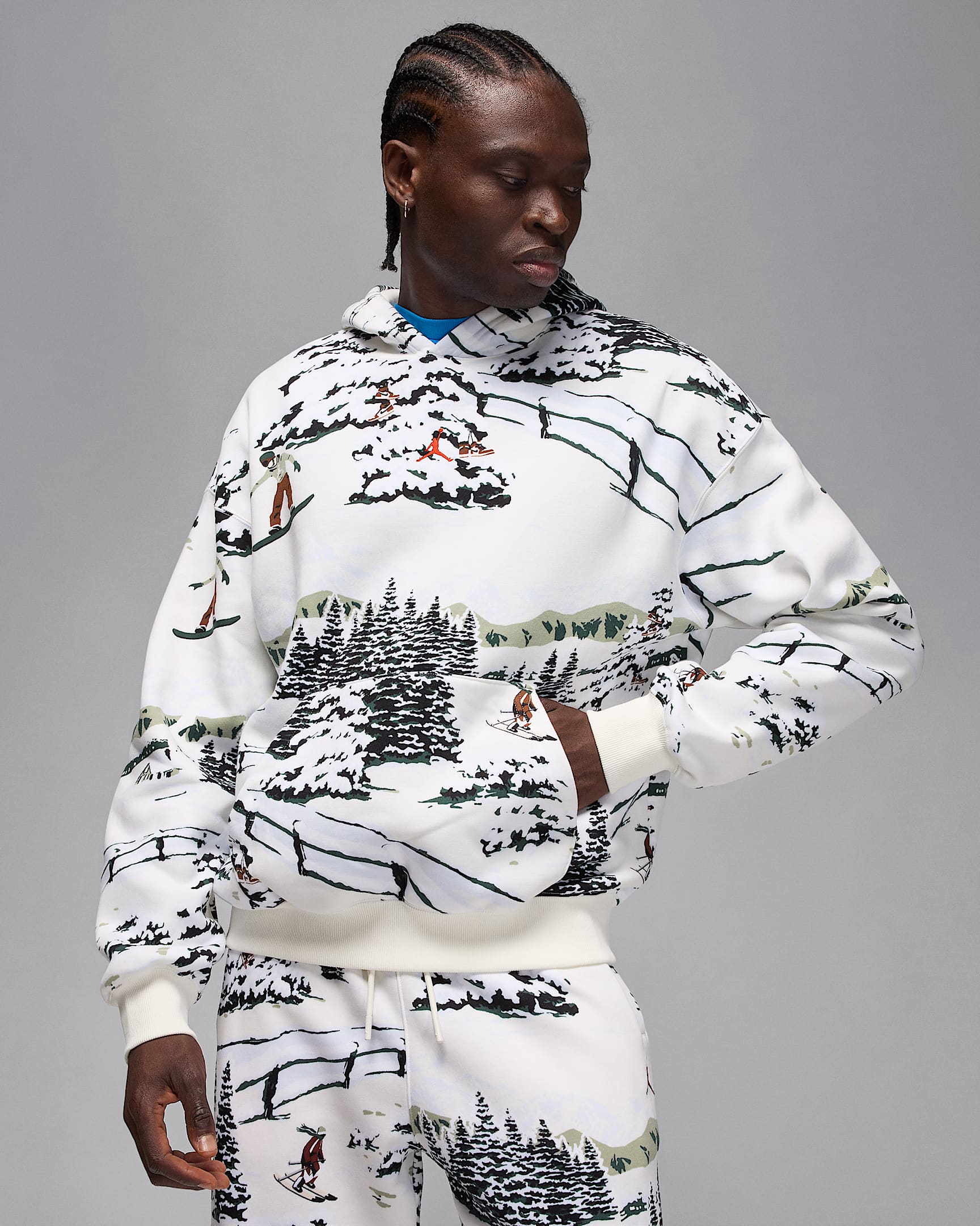 Jordan Brooklyn Fleece Men's Pullover Hoodie - Sail