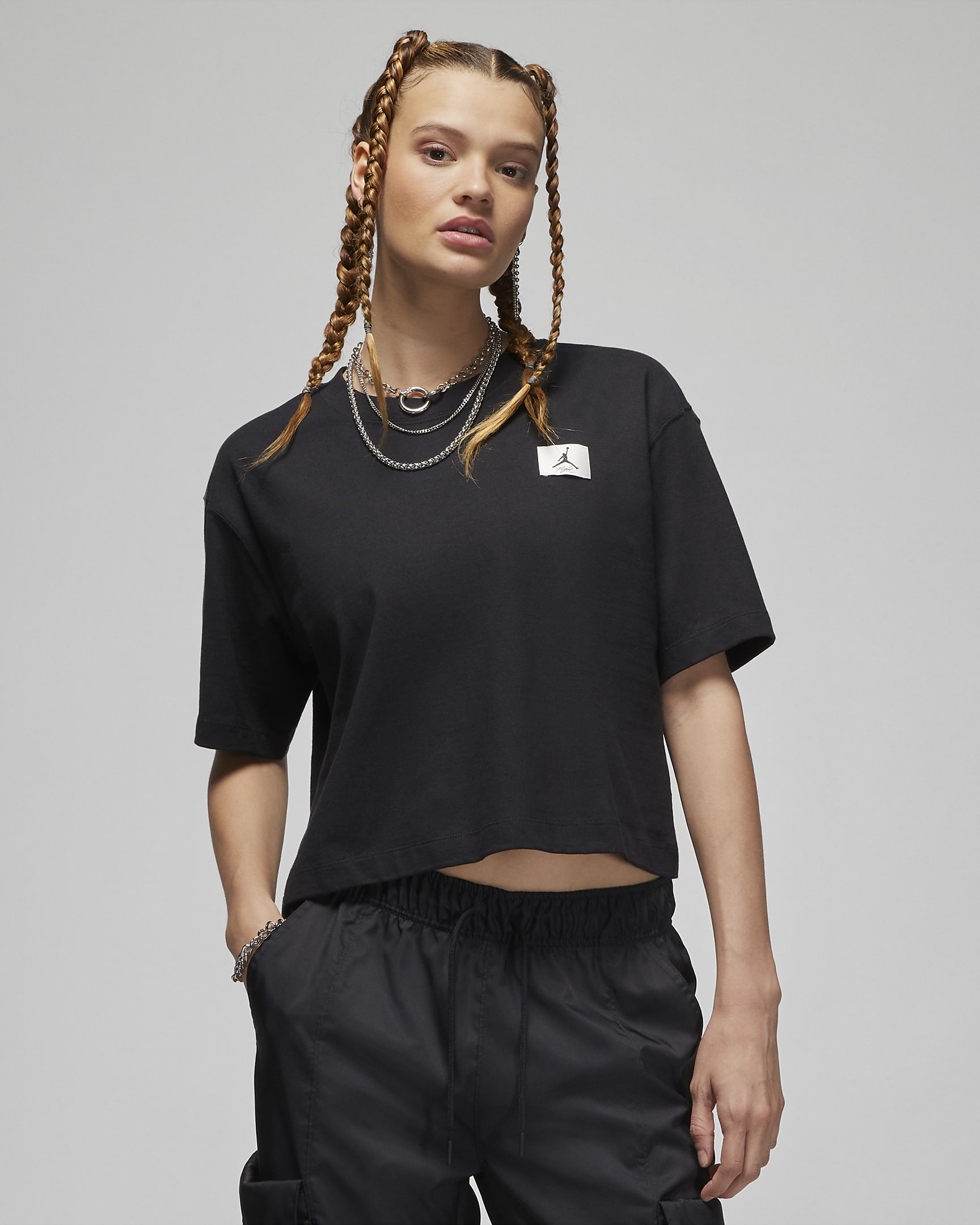 Jordan Essentials Women's Boxy T-Shirt - Black