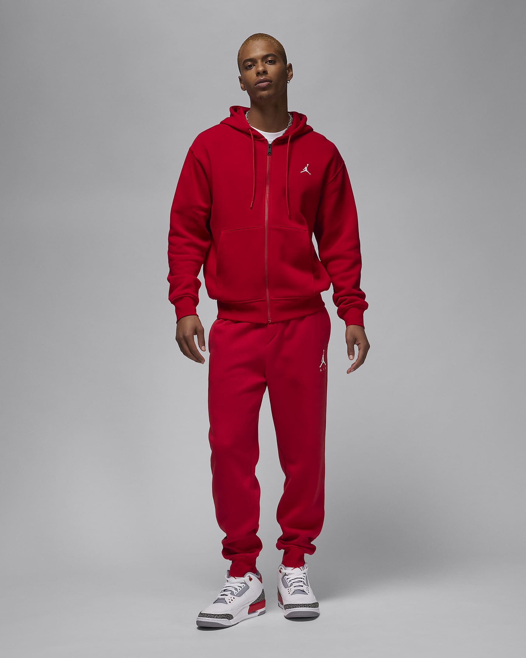 Jordan Brooklyn Fleece Men's FullZip Hoodie. Nike BG