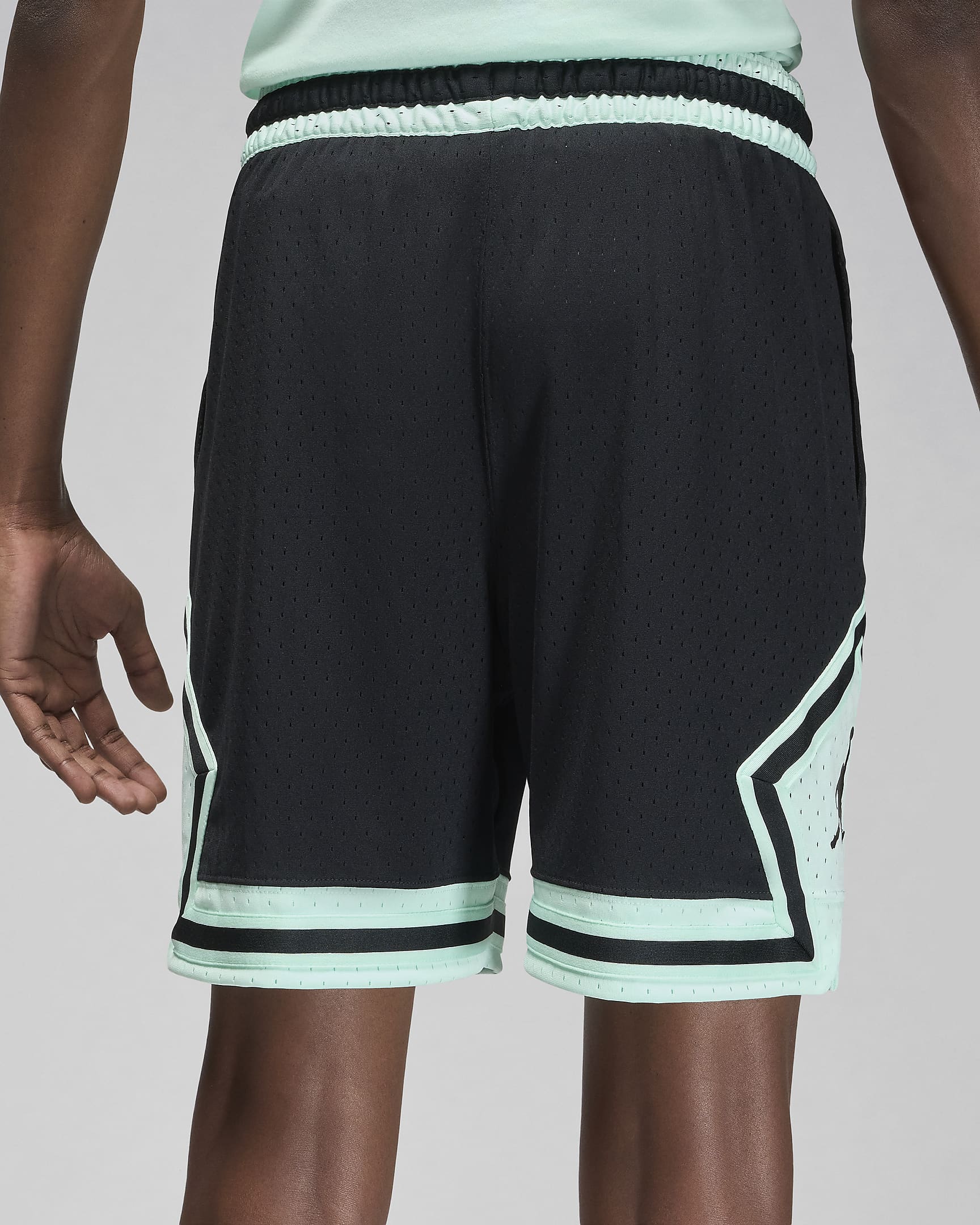 Jordan Dri-FIT Sport Diamond Shorts - Black/Mint Foam/Black/Black