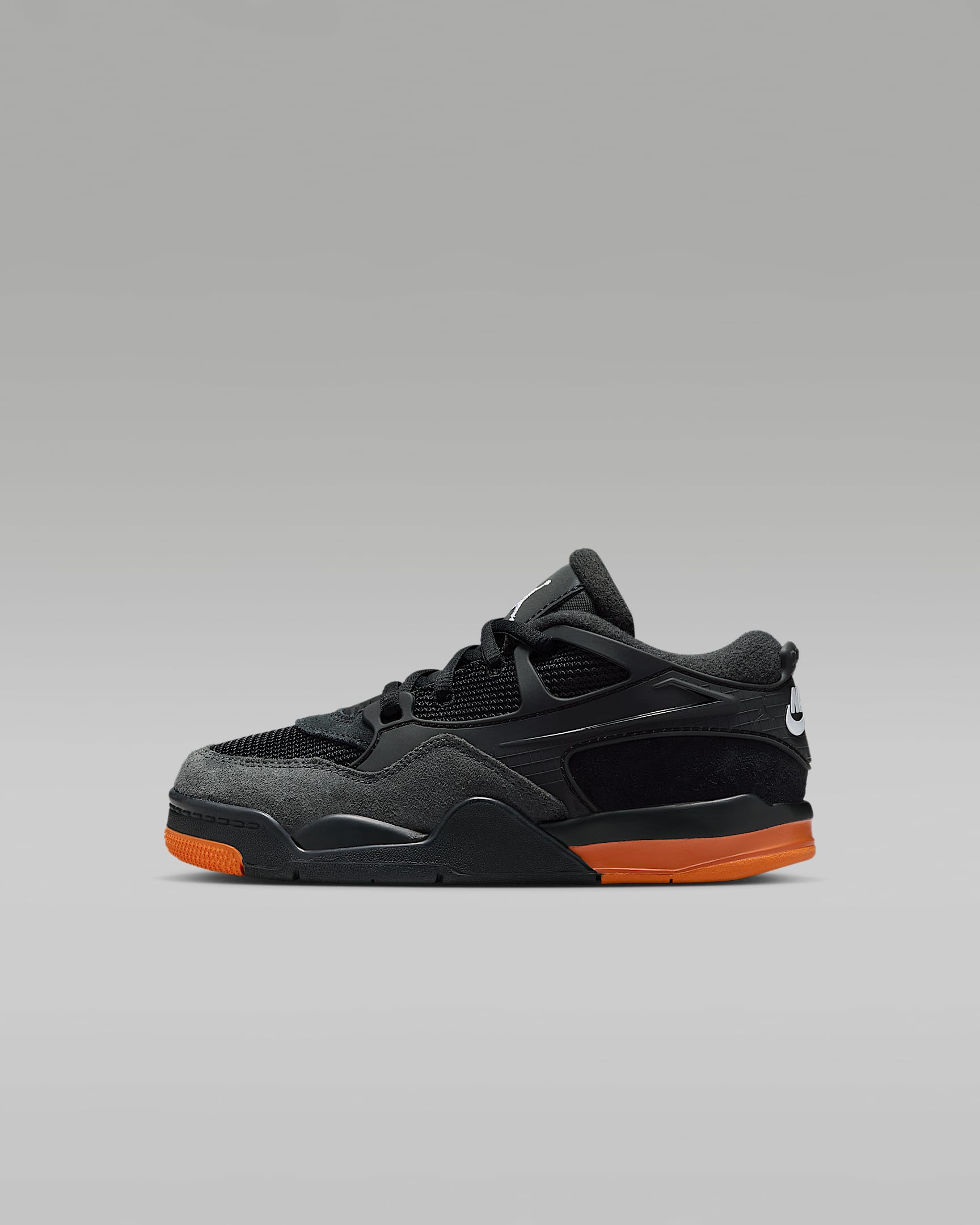 Scarpa Jordan 4 RM – Bambino/a - Nero/Antracite/Starfish/Bianco